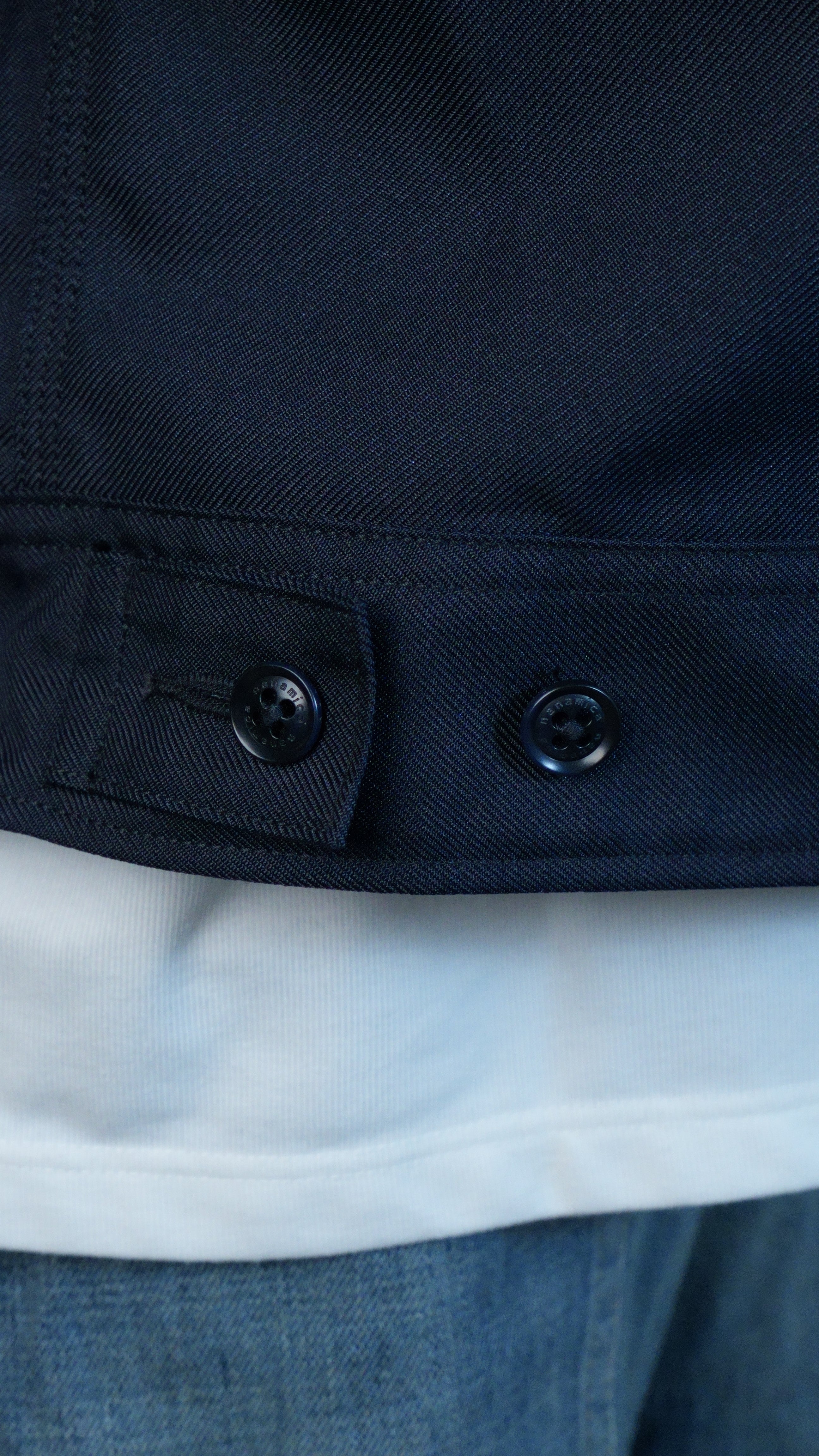 Polyester Twill Deck Jacket Dark Navy