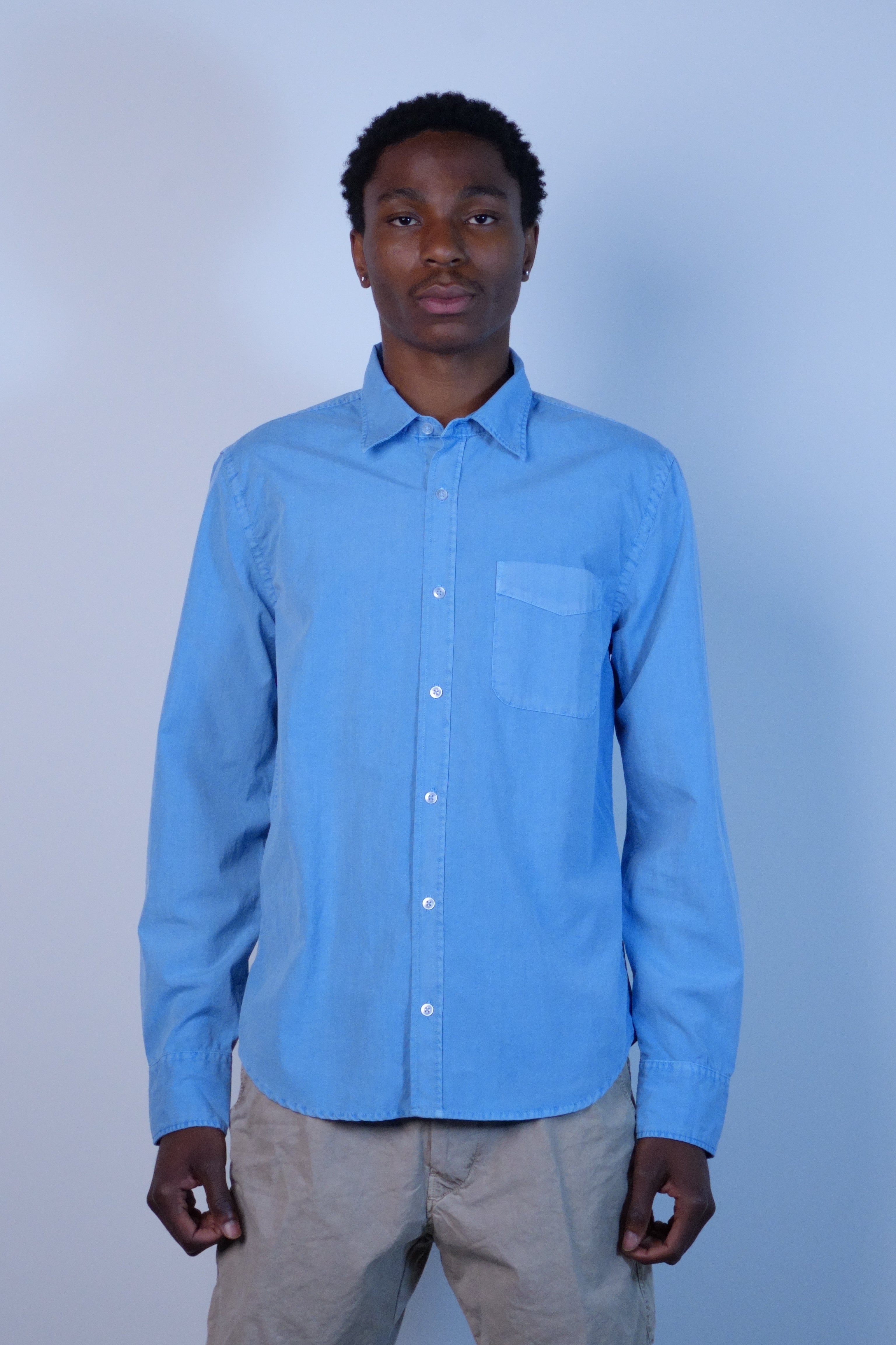 Poplin Standard Shirt Ocean
