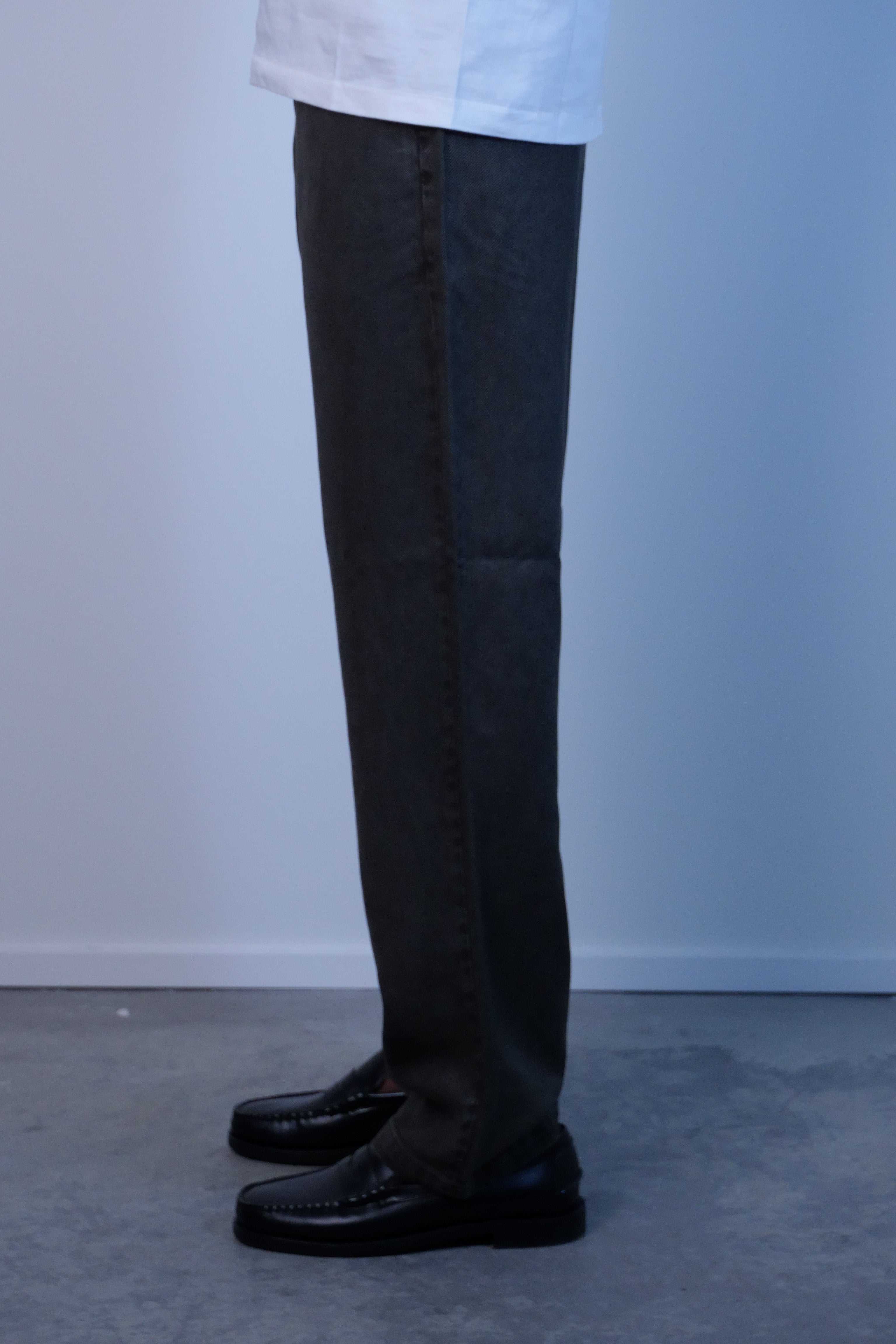 Tencel Gabardine Western Pant Faded Black