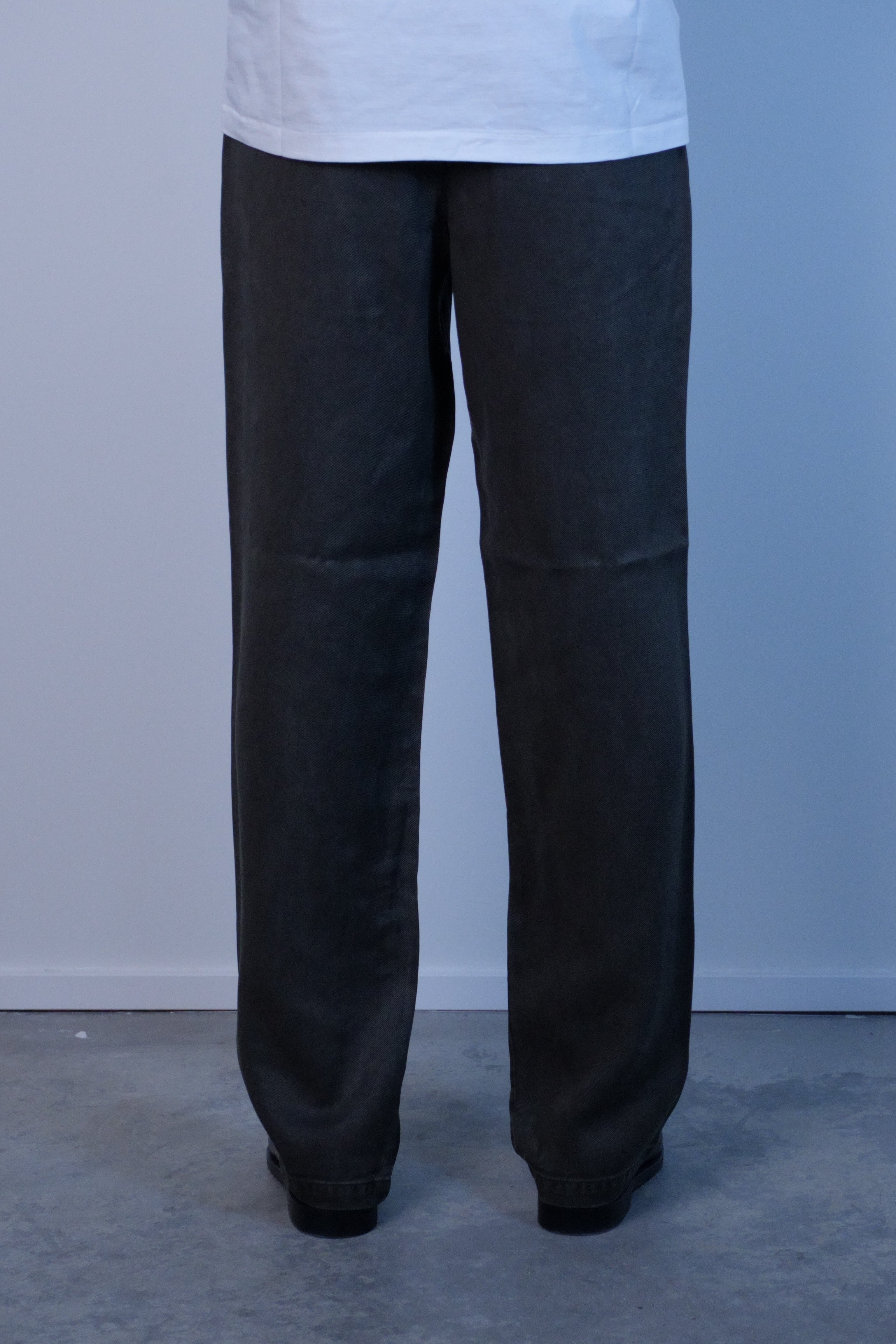 Tencel Gabardine Western Pant Faded Black