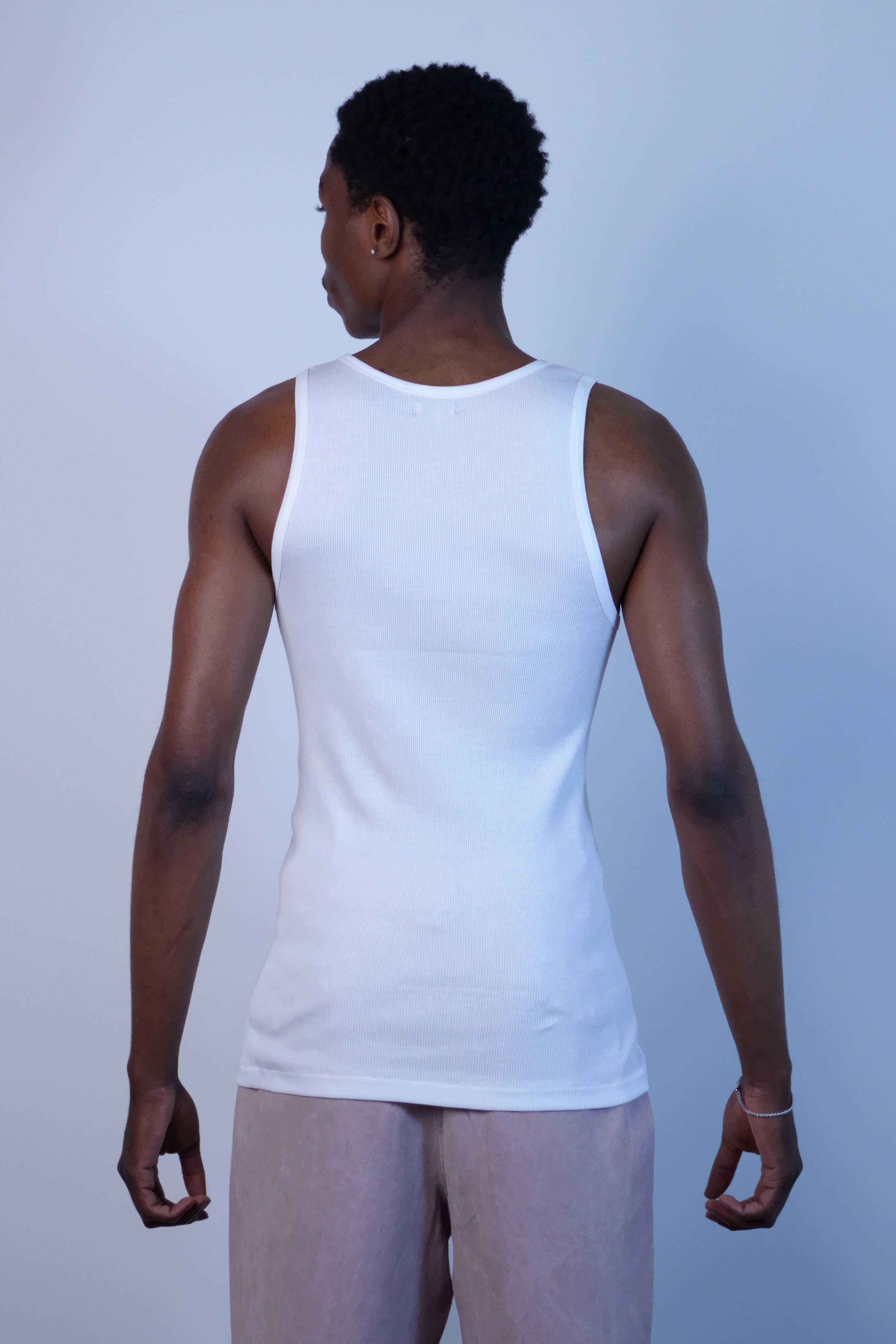 Tubular Ribknit Tank Top Natural