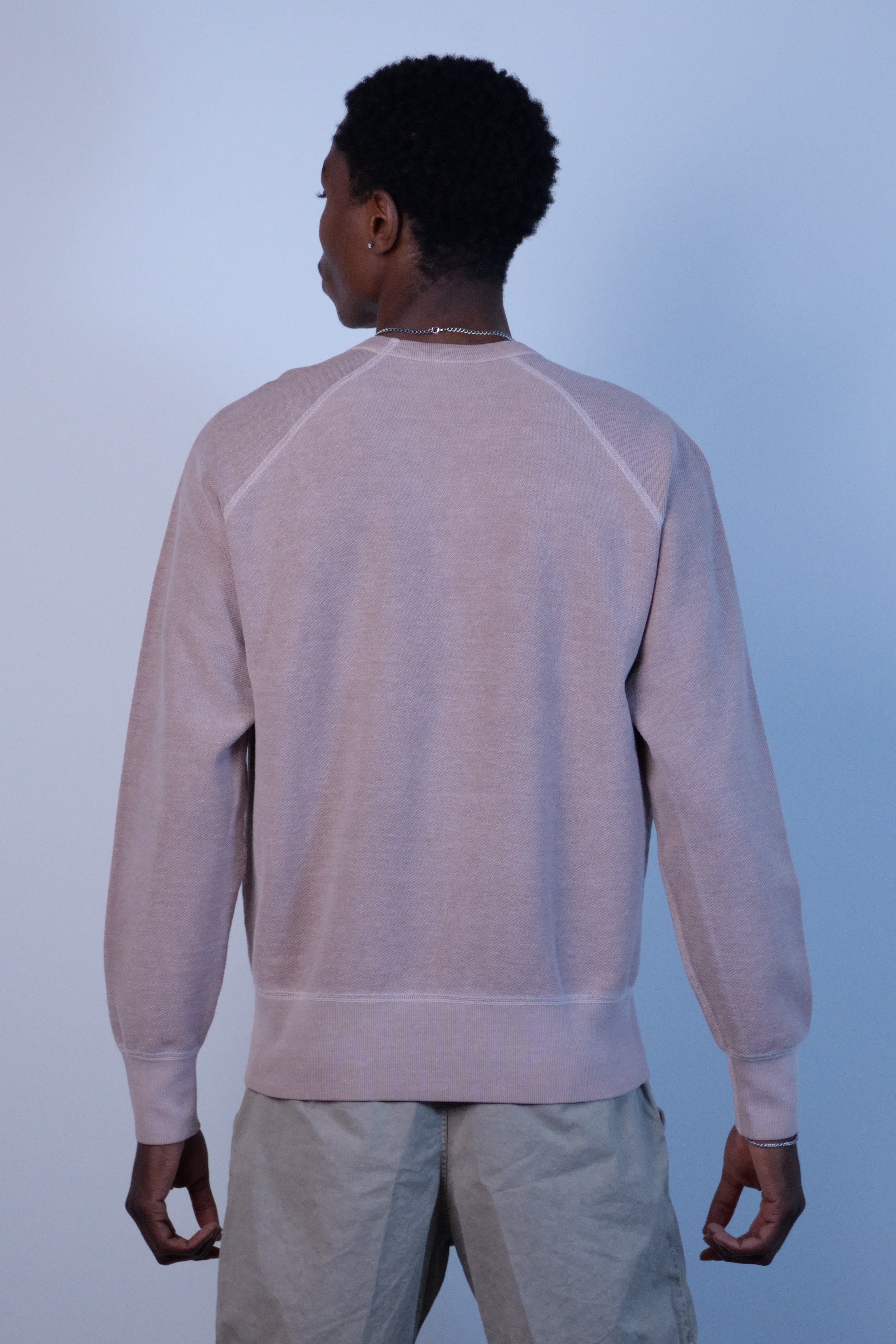 American Twill Back Terry Crew Reversible Sweat Haze