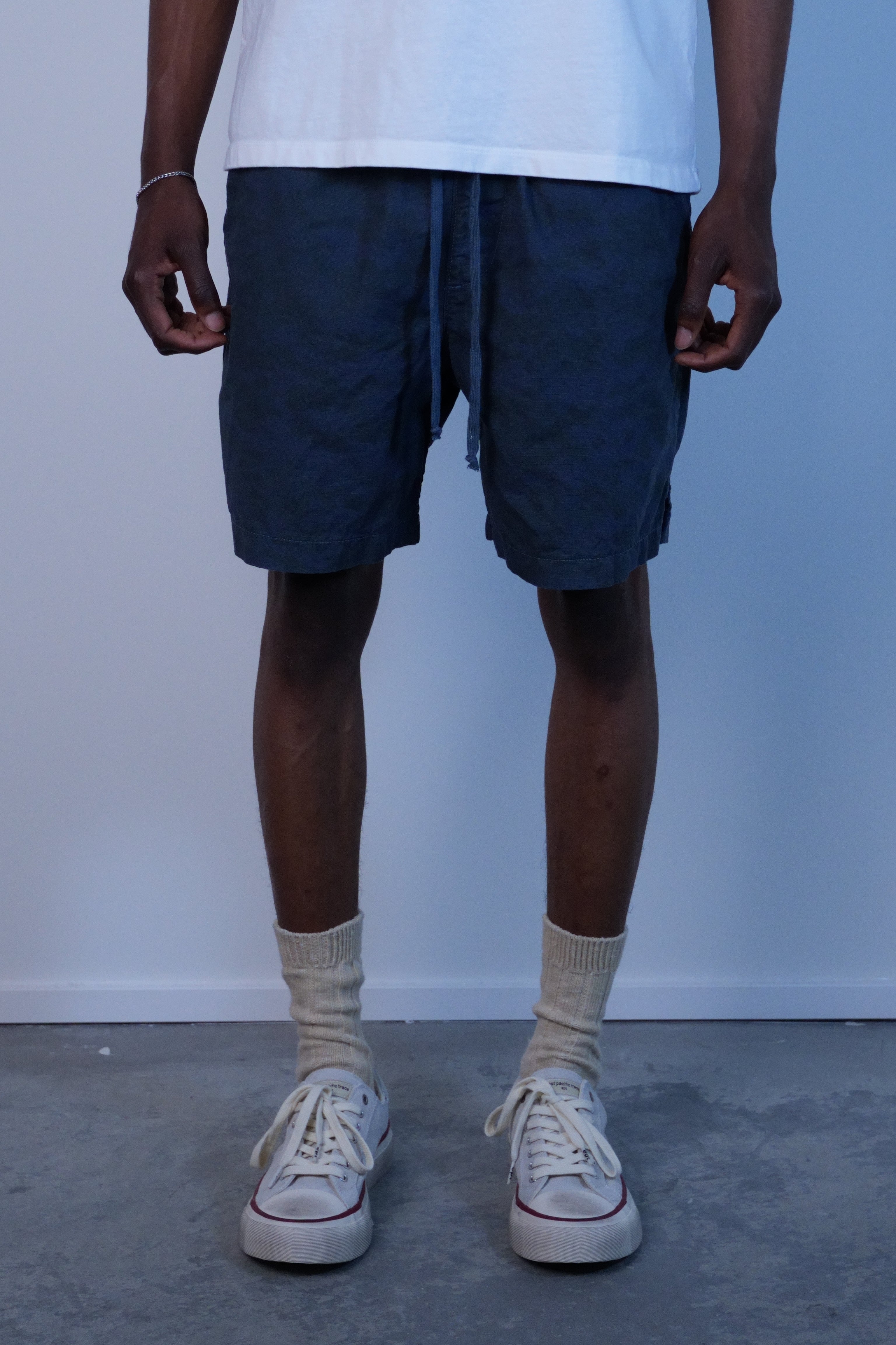 Overdyed Camo Short Blue
