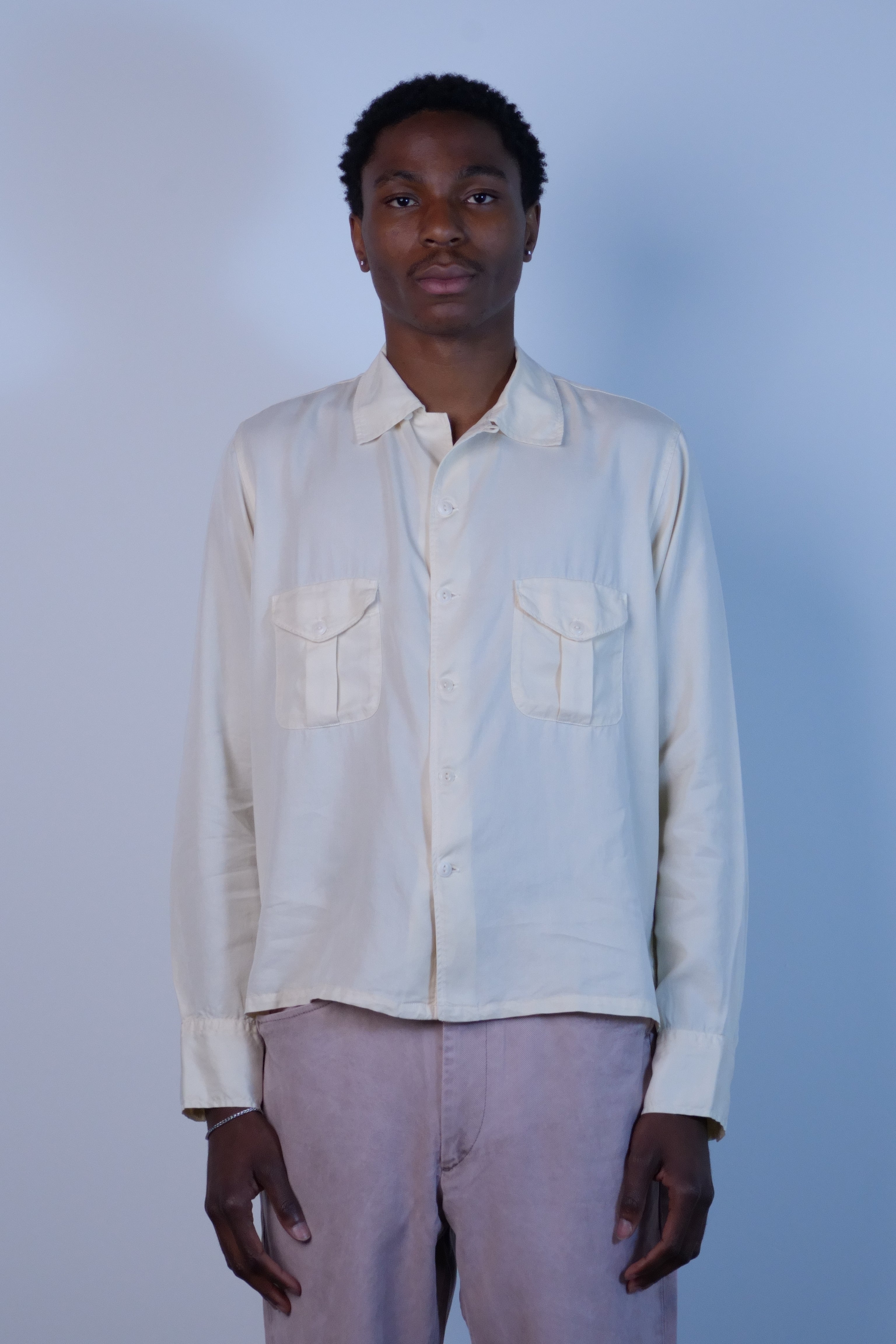 Tencel Patio Shirt Buttermilk
