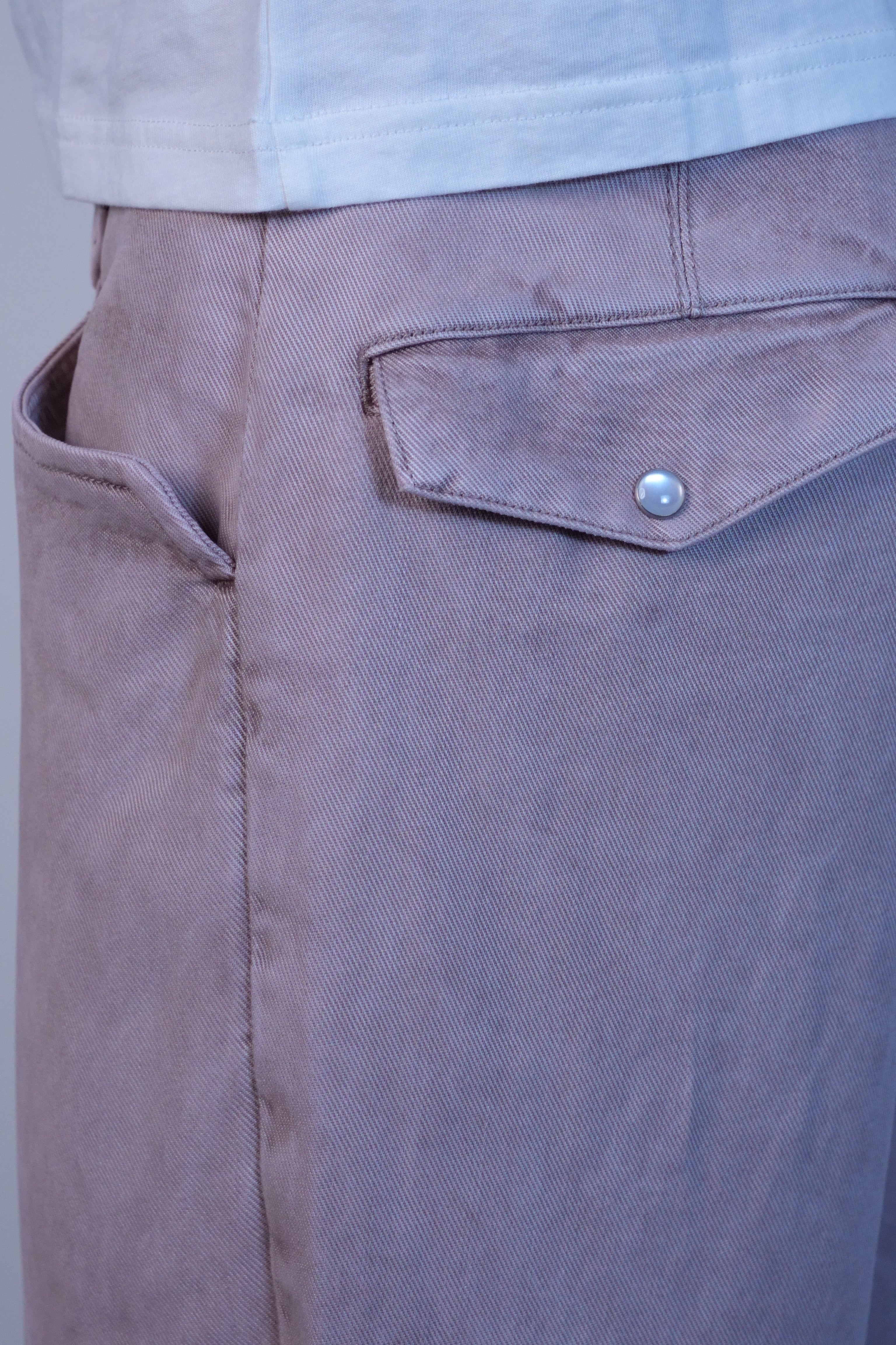 Tencel Gabardine Western Pant Mauve