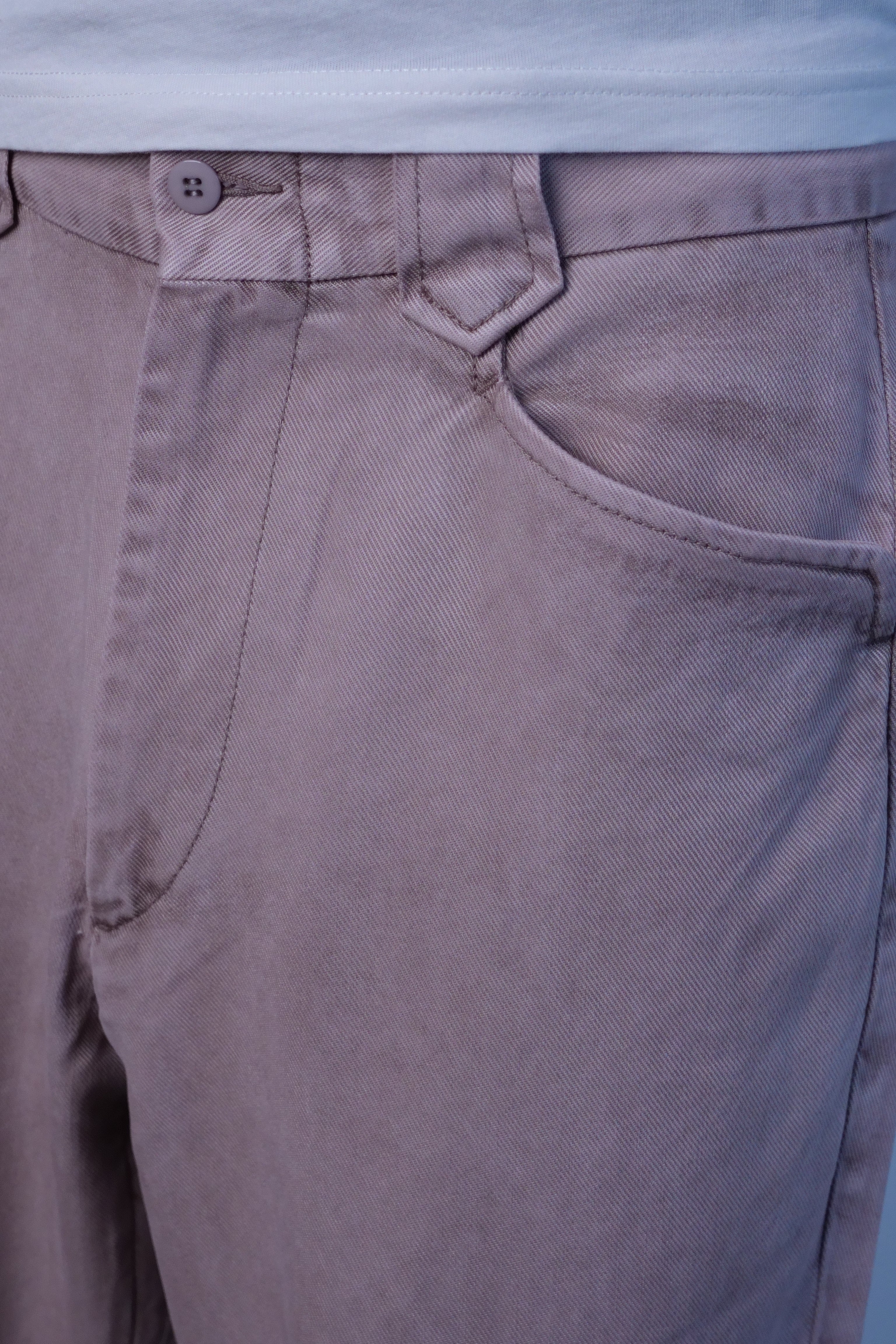 Tencel Gabardine Western Pant Mauve
