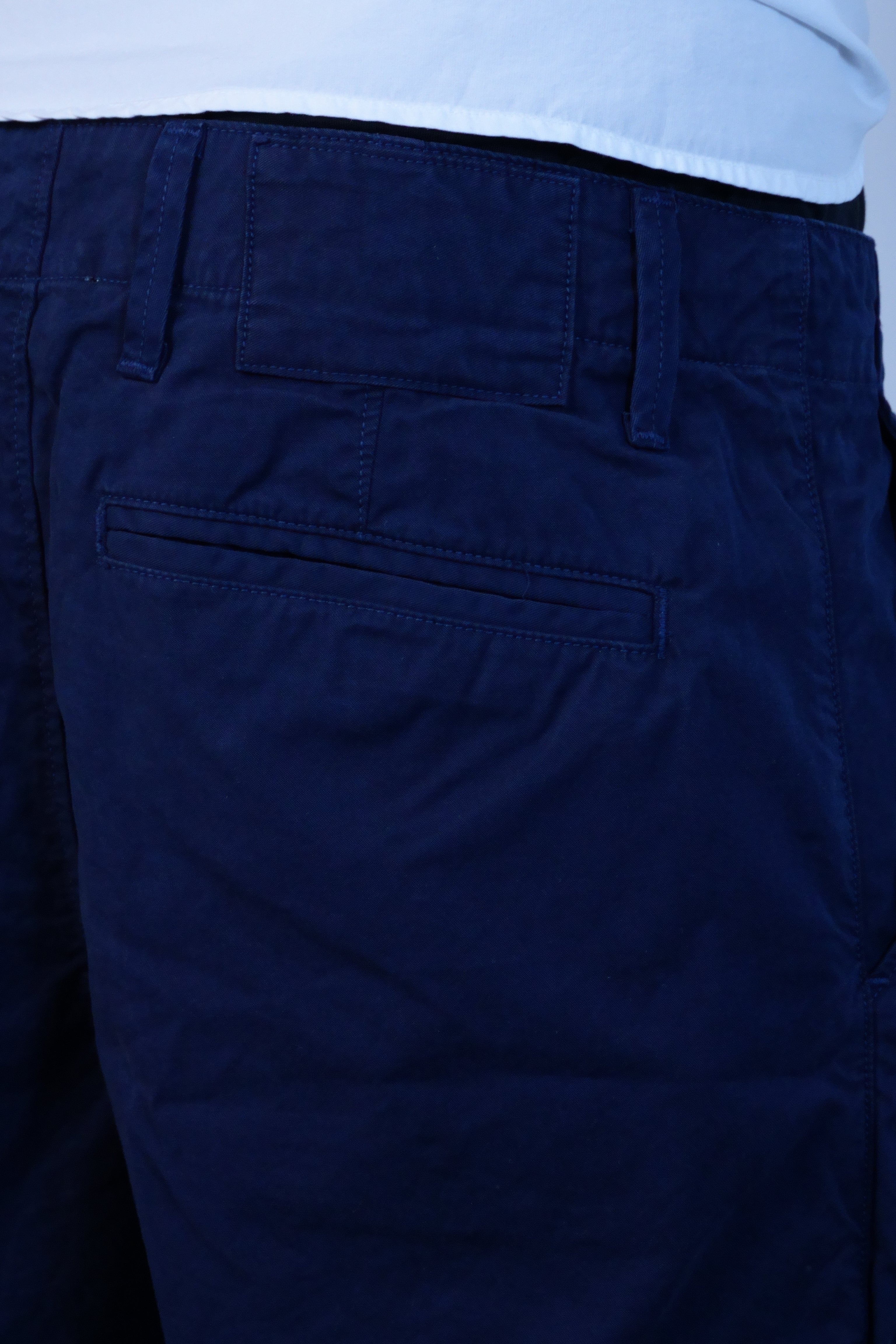 Relaxed Twill Short Navy
