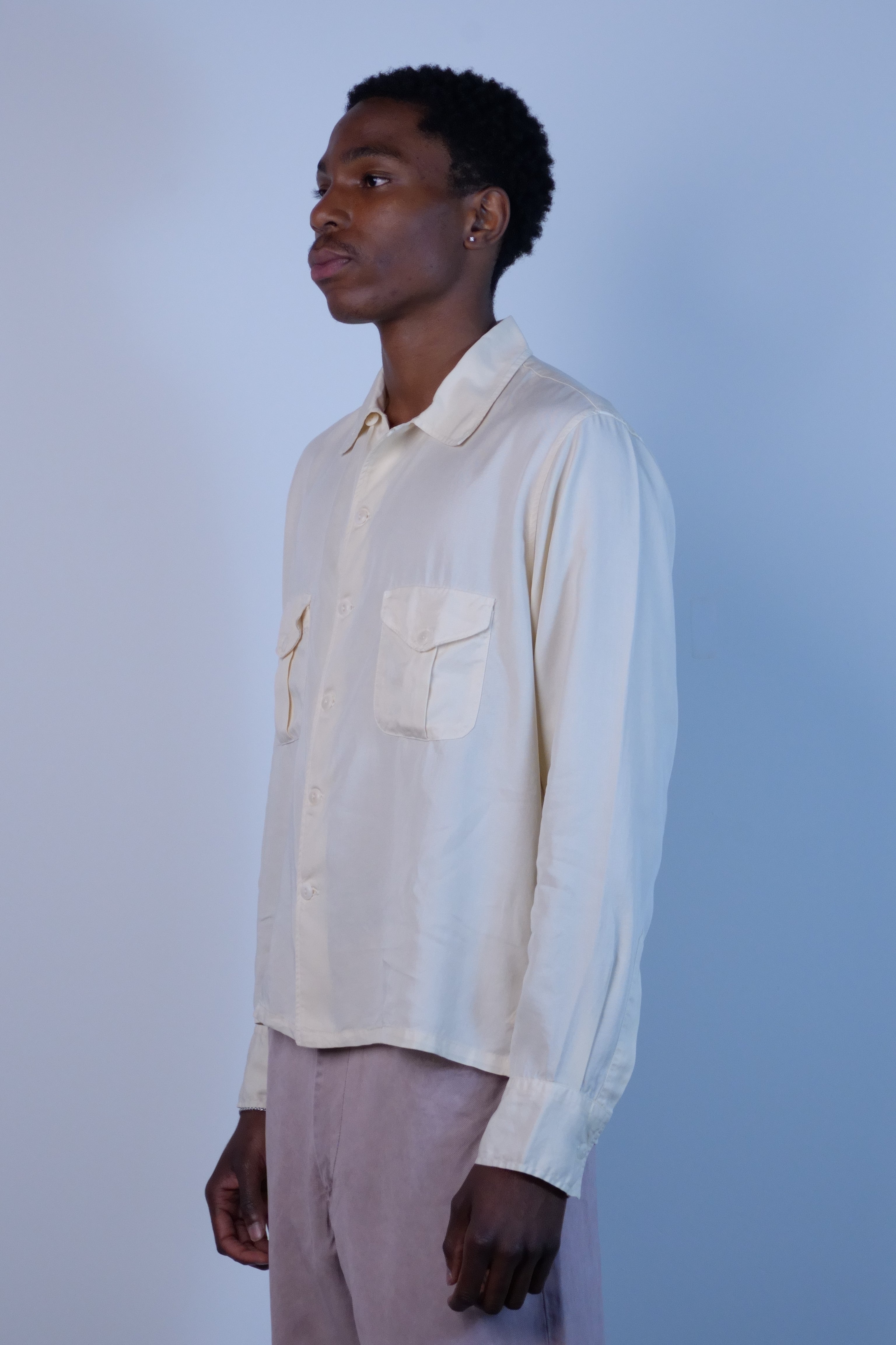 Tencel Patio Shirt Buttermilk