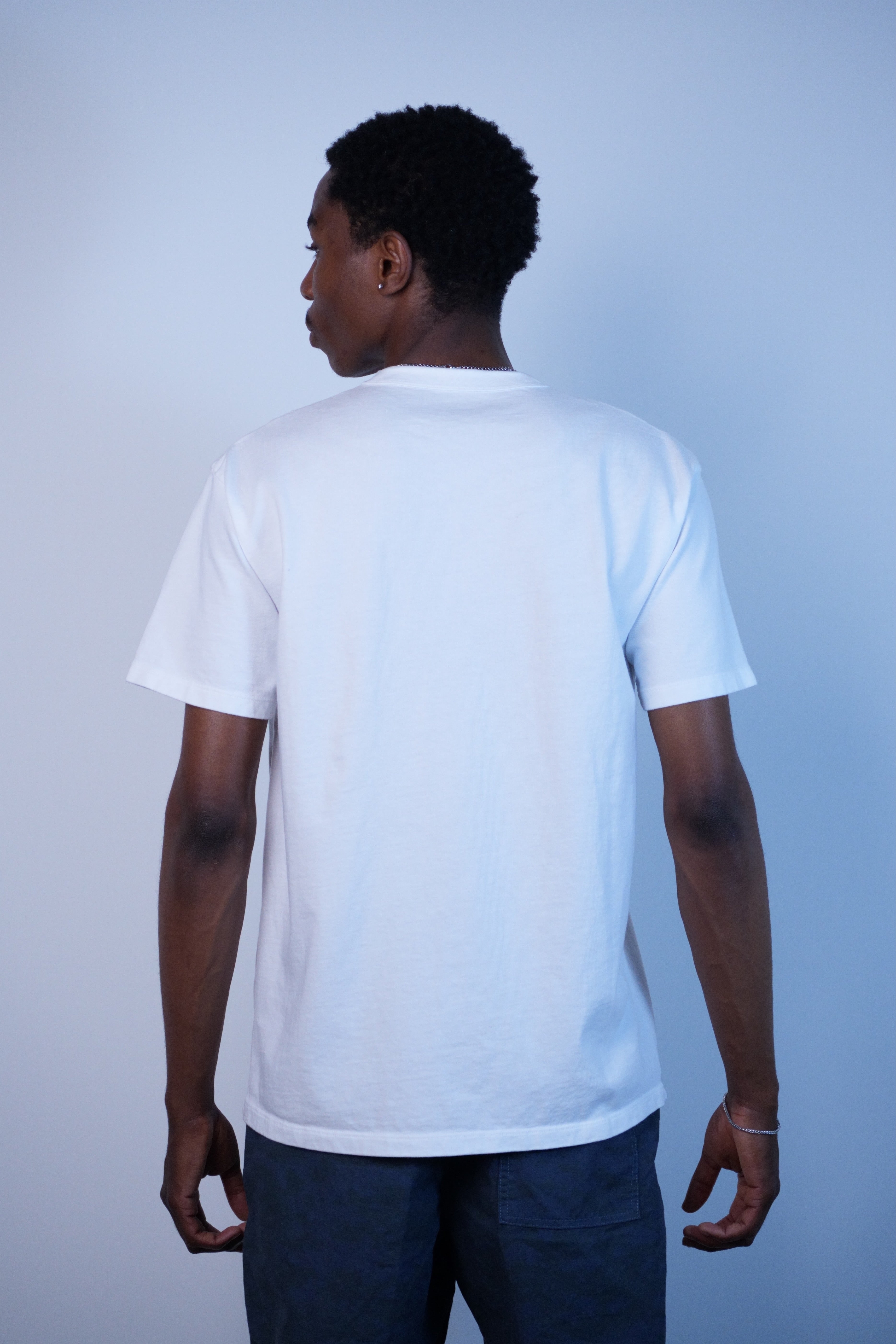 Recycled Jersey Phys. ED. Tee White
