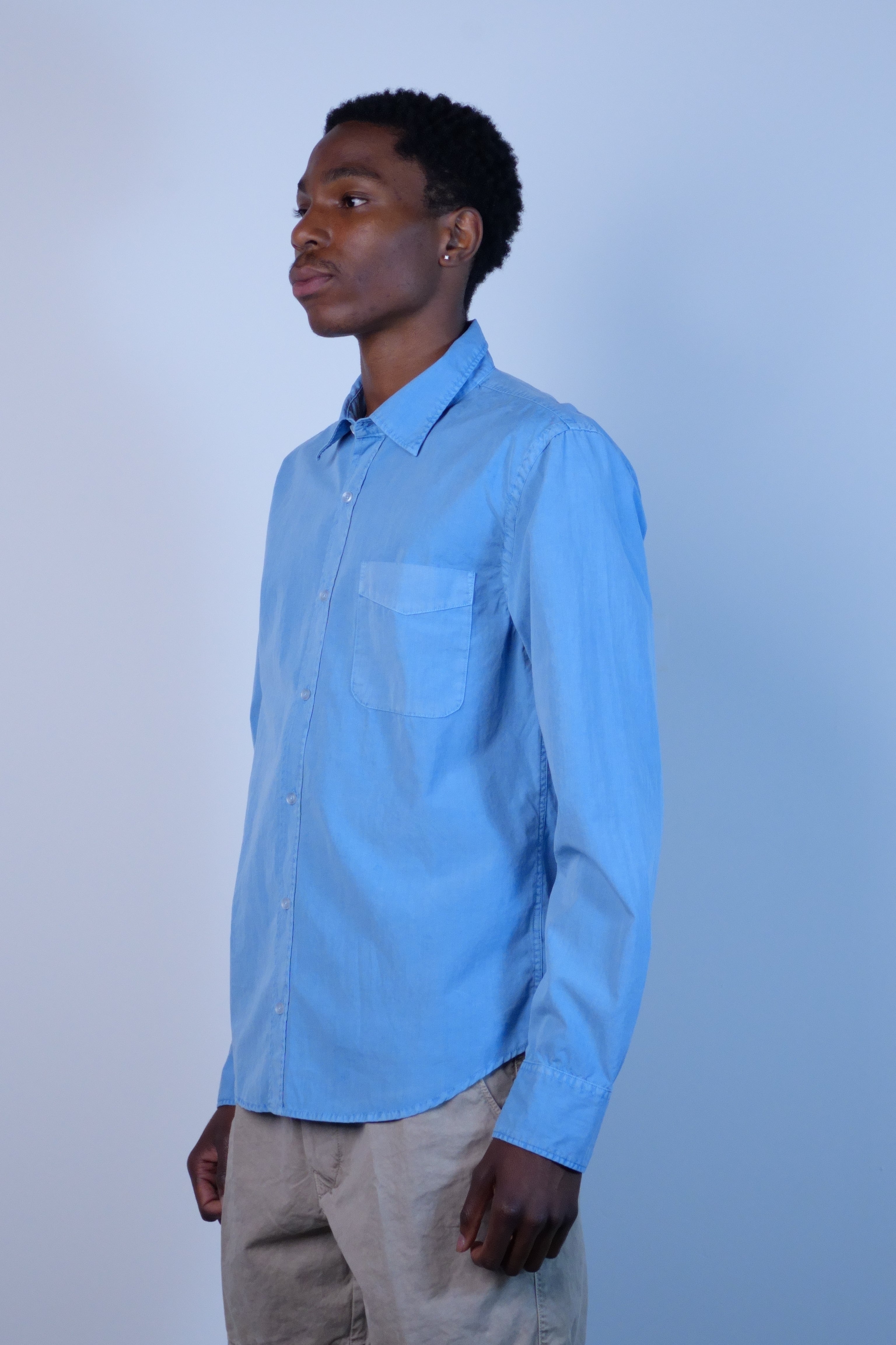 Poplin Standard Shirt Ocean