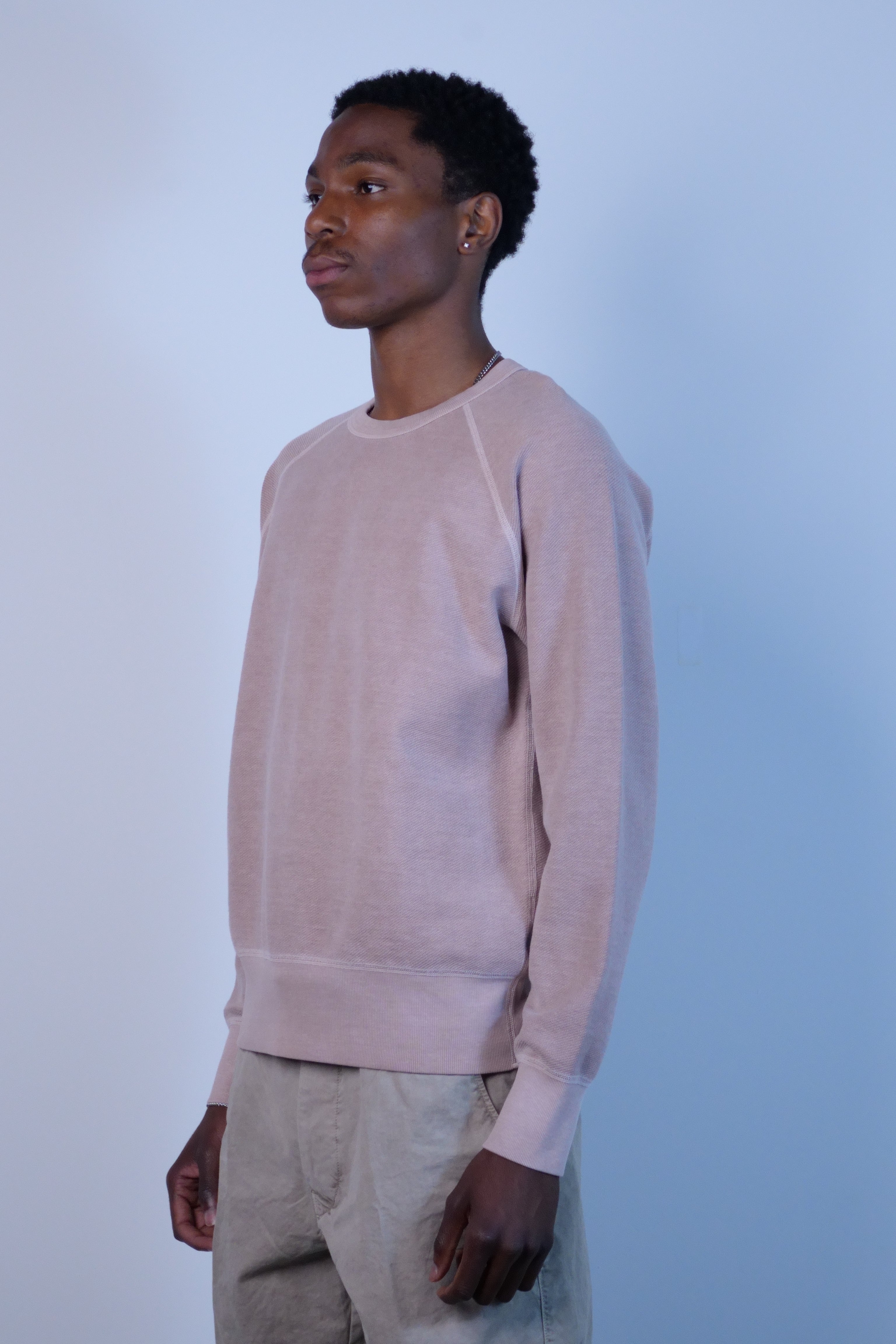 American Twill Back Terry Crew Reversible Sweat Haze