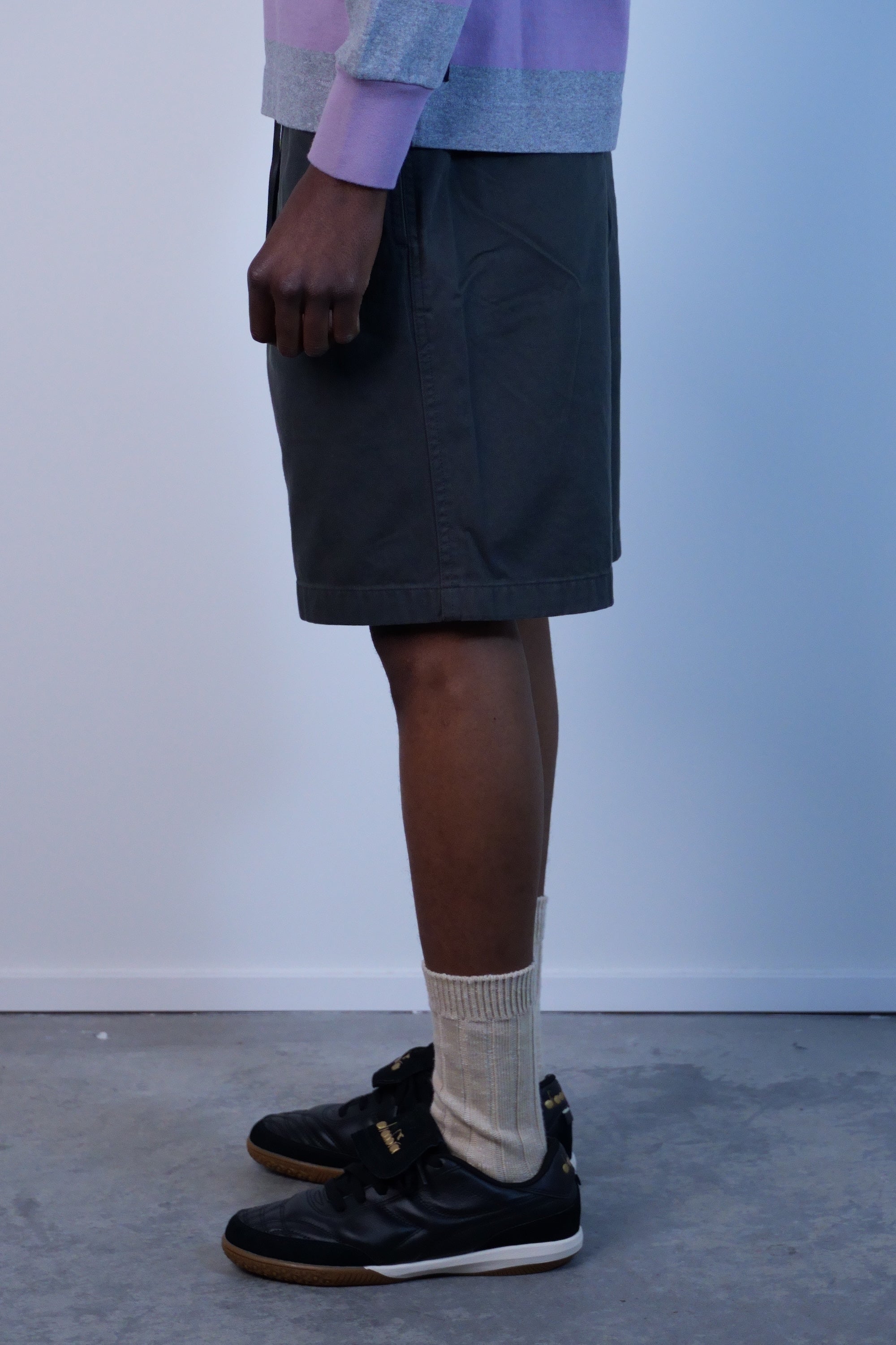 Woven G-Short Smokey Grey