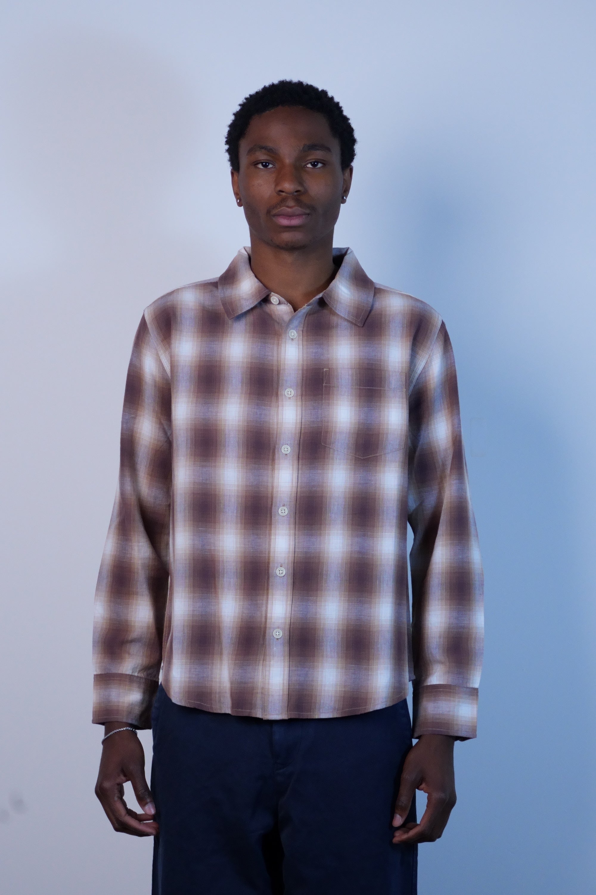 Driftwood Plaid LS