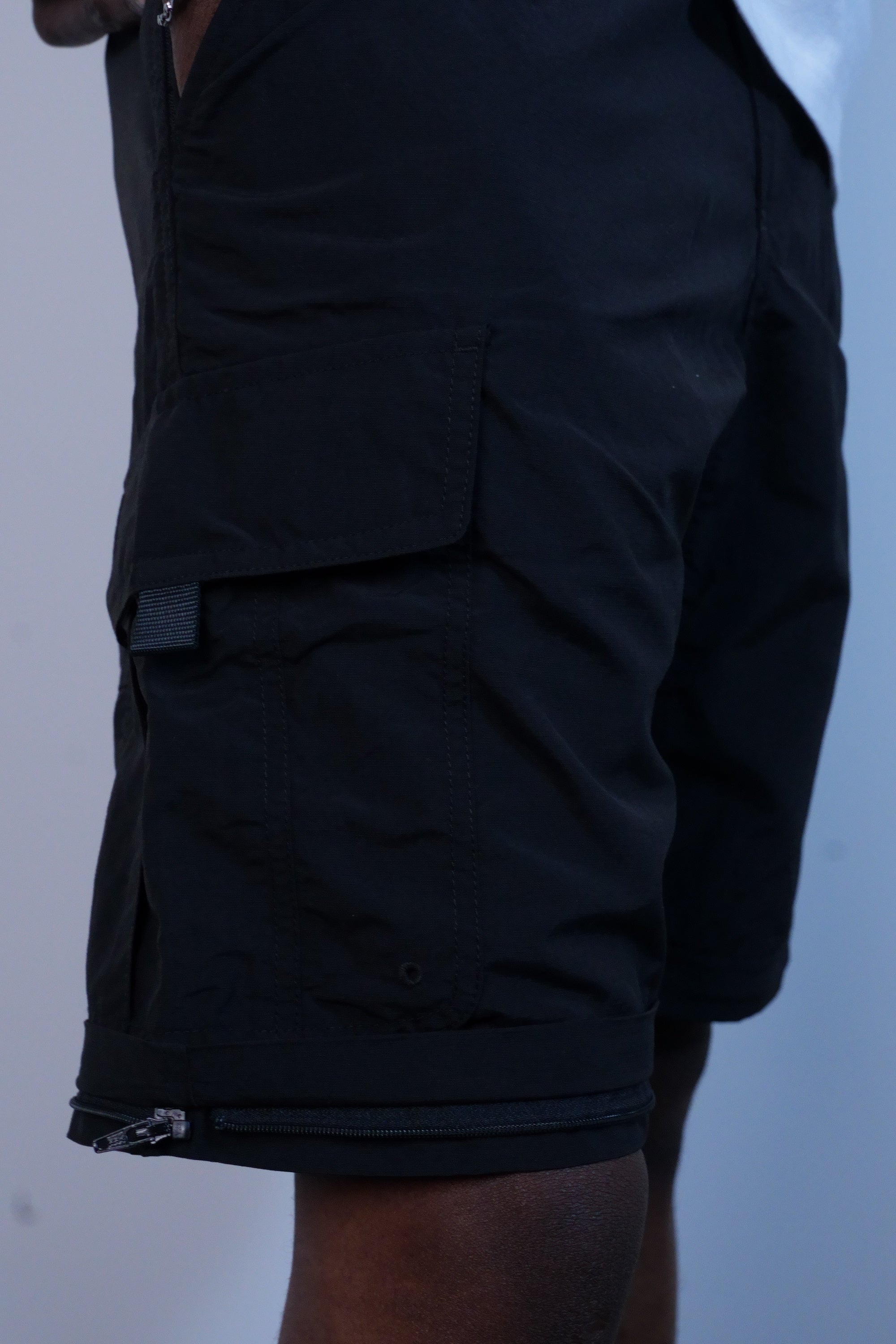 Convertible Cargo Pant Black