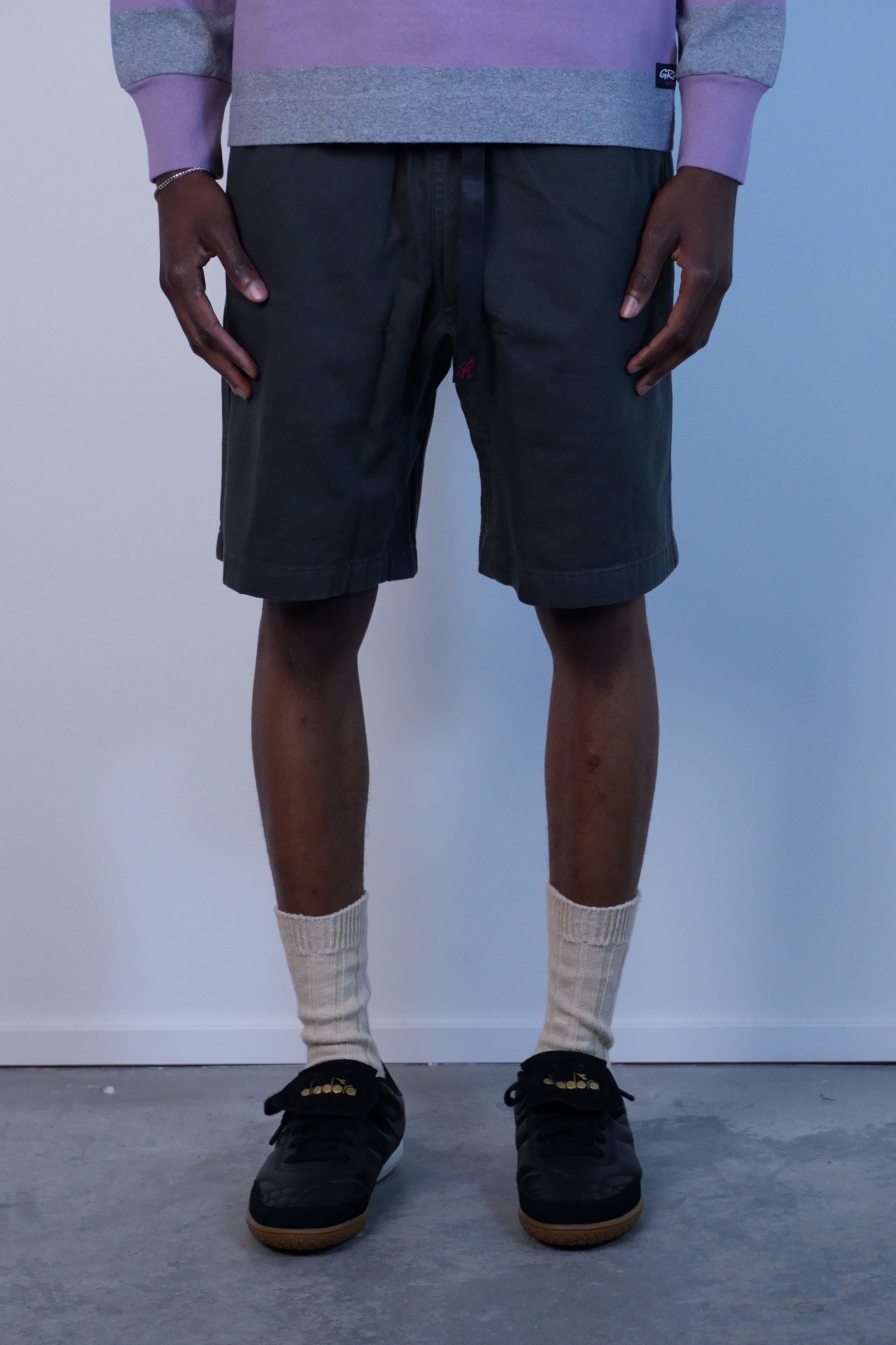 Woven G-Short Smokey Grey