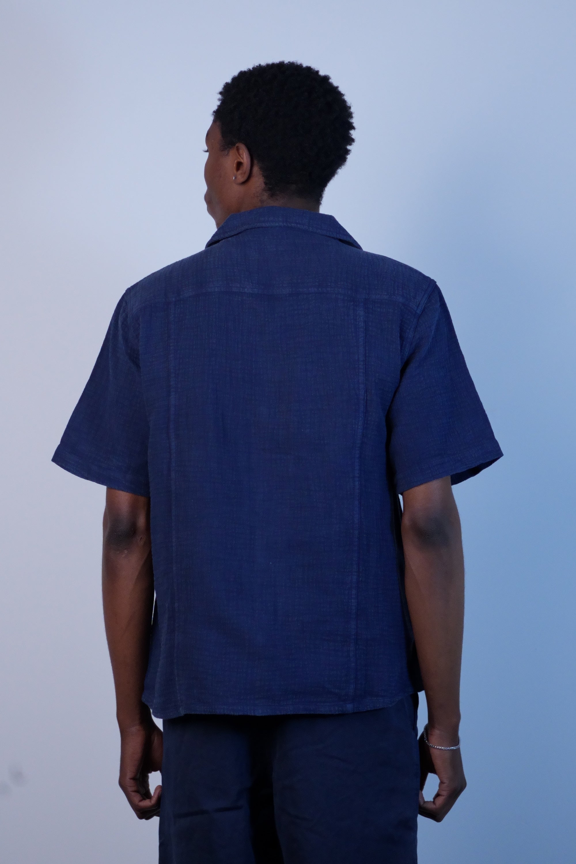 Double Cloth SS Navy