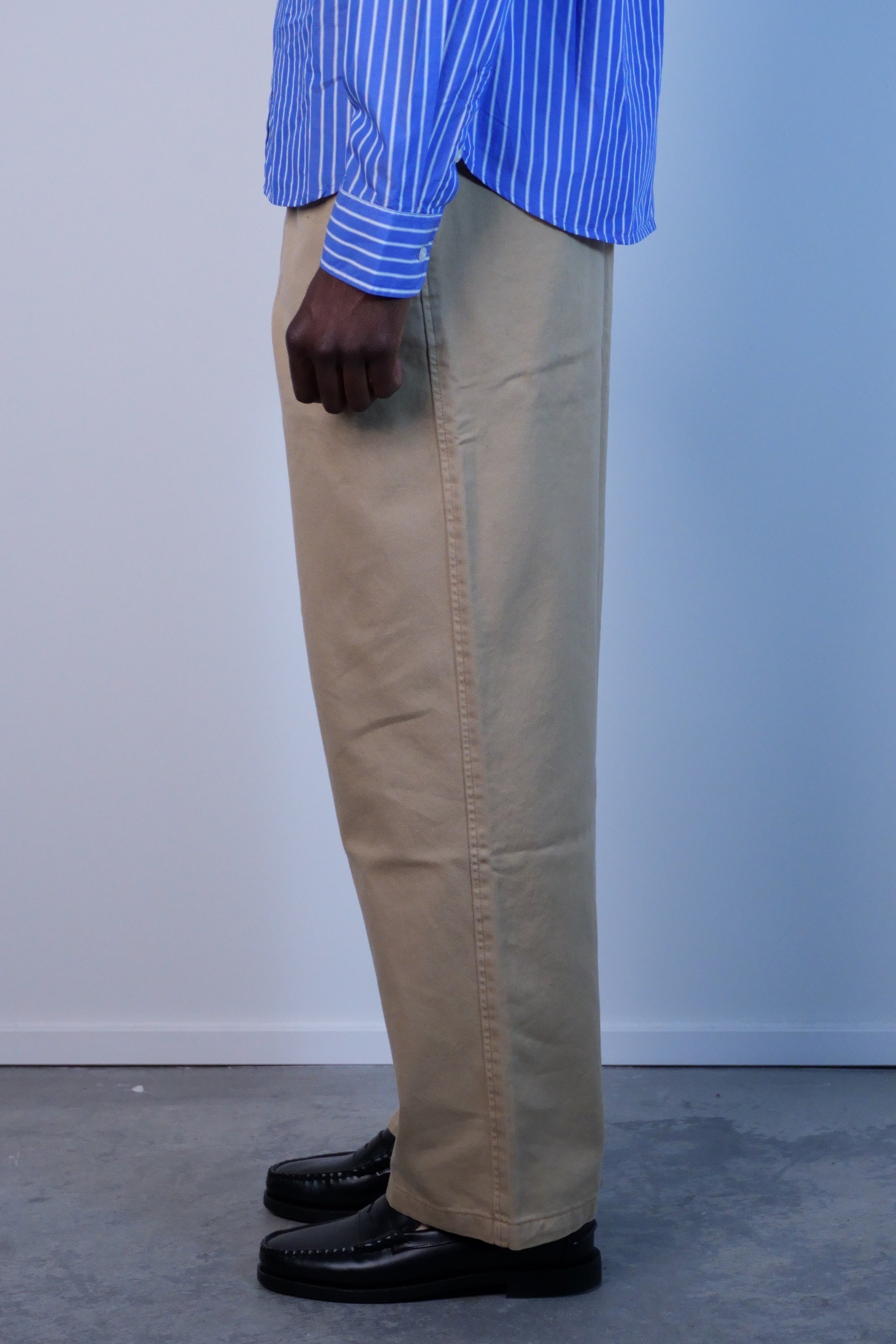 Wide Twill Pant Tan