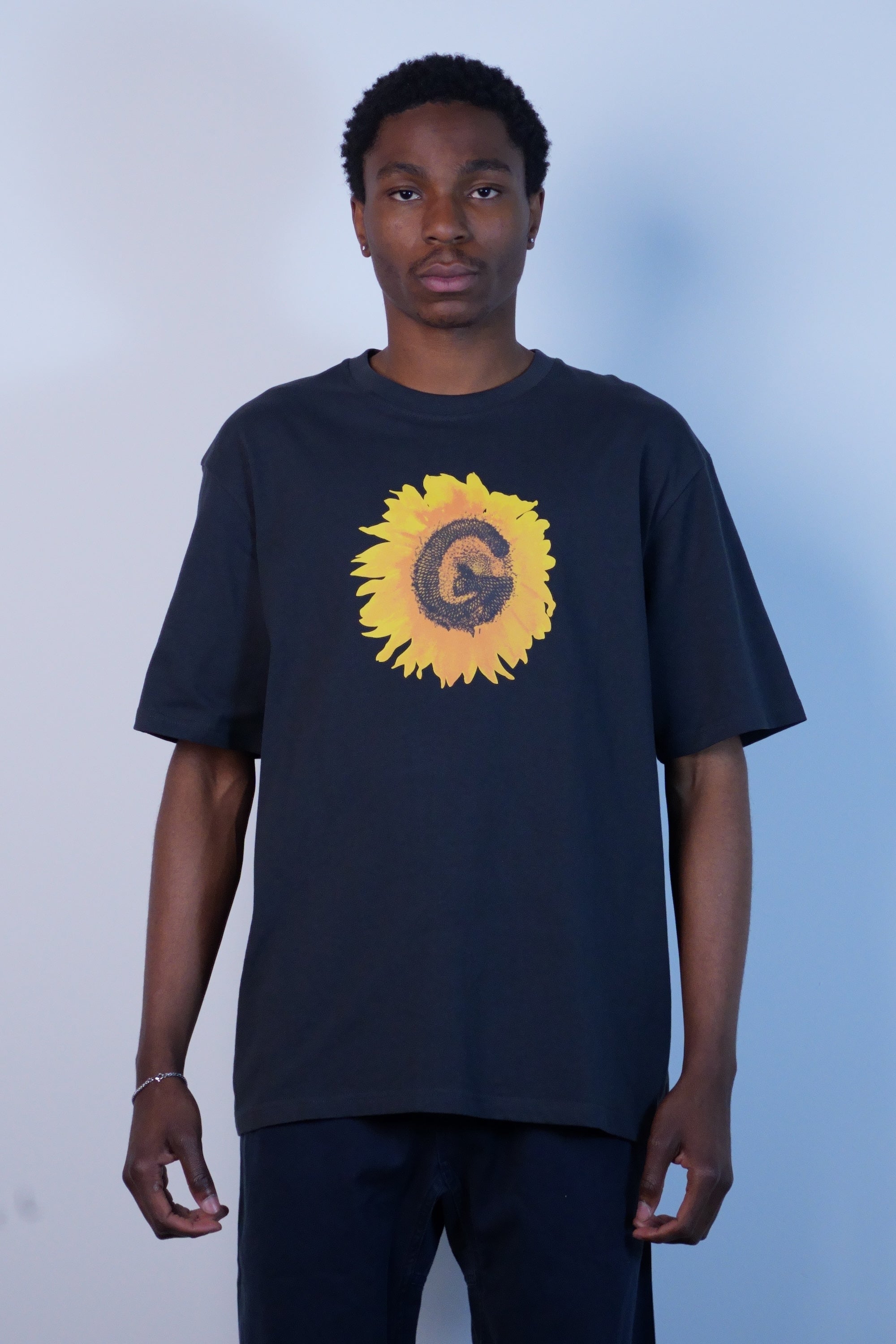 G-Flower Tee Vintage Black