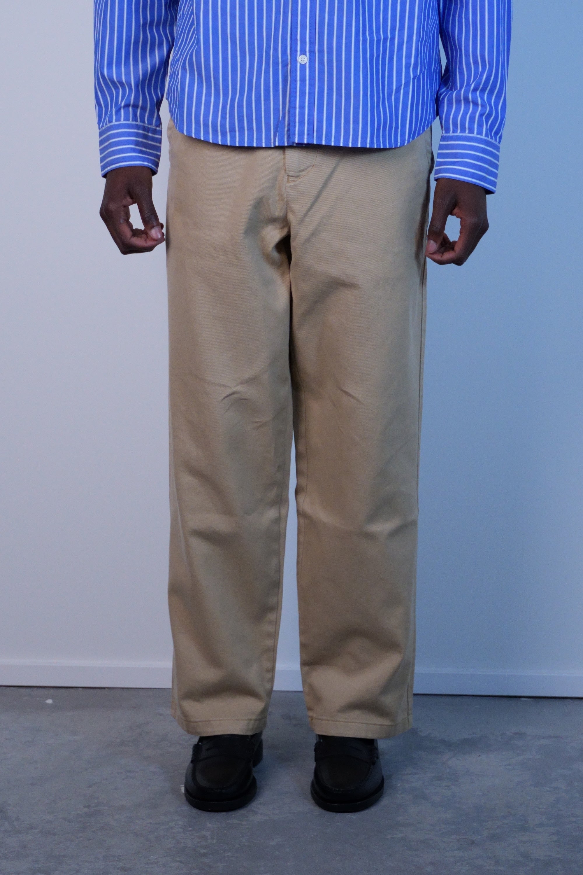 Wide Twill Pant Tan