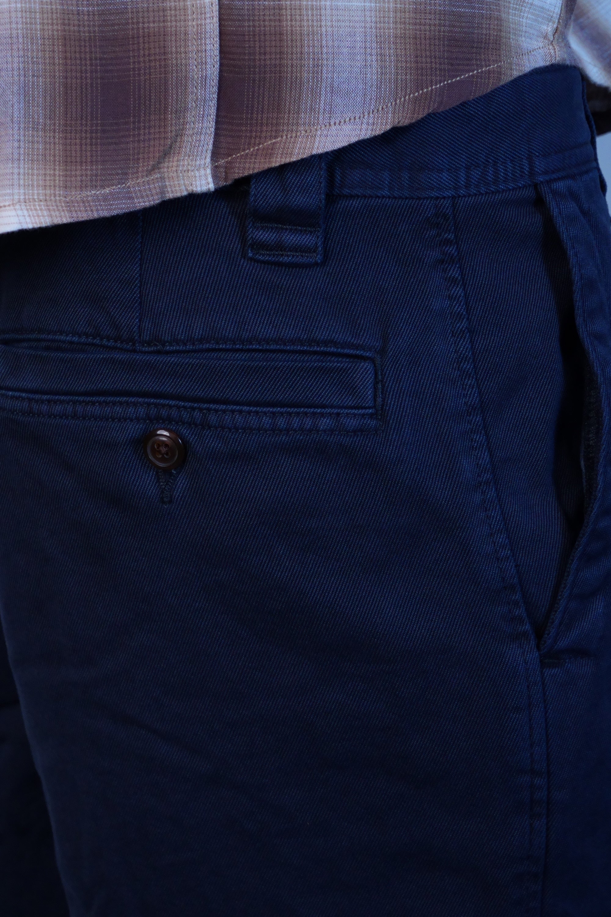 Wide Twill Pant Navy