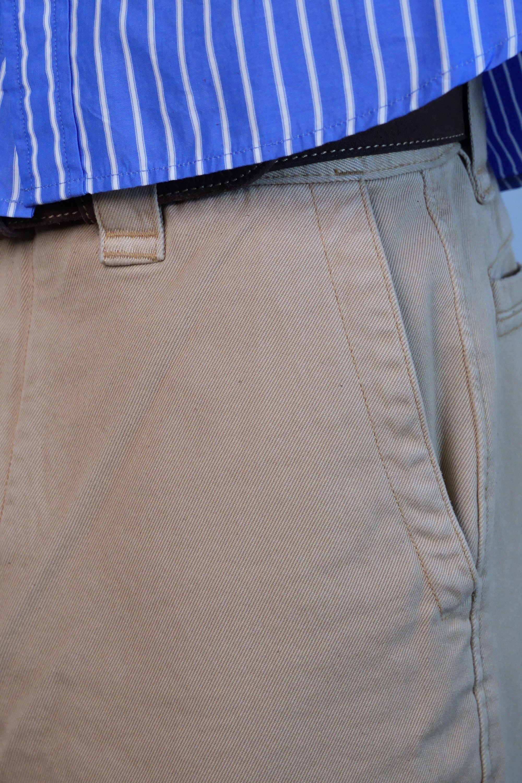Wide Twill Pant Tan