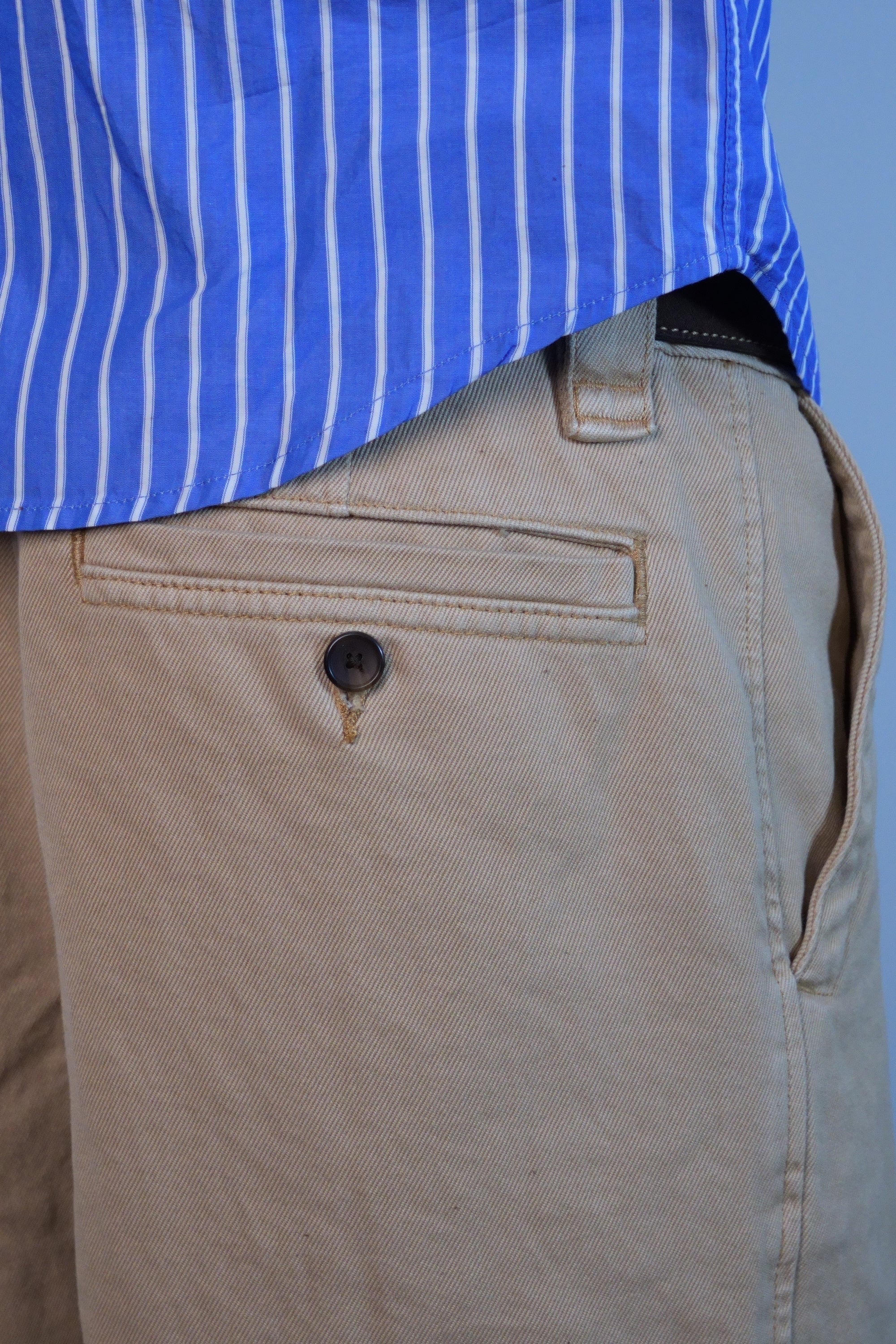 Wide Twill Pant Tan