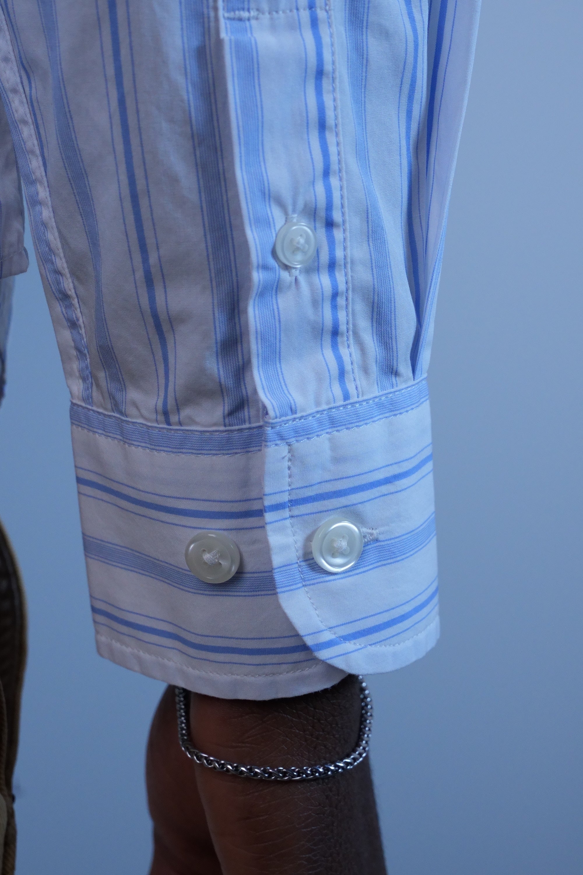 Berg Stripe LS White