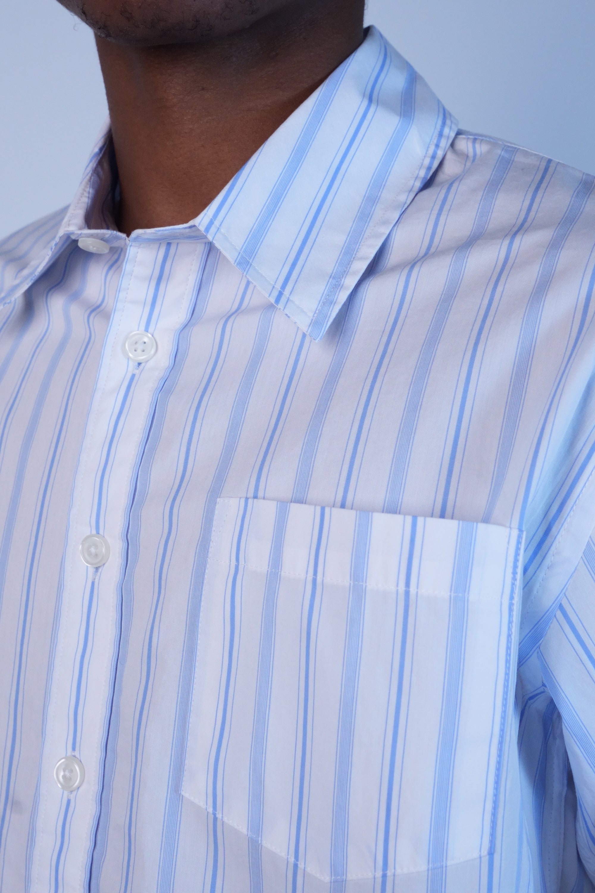 Berg Stripe LS White