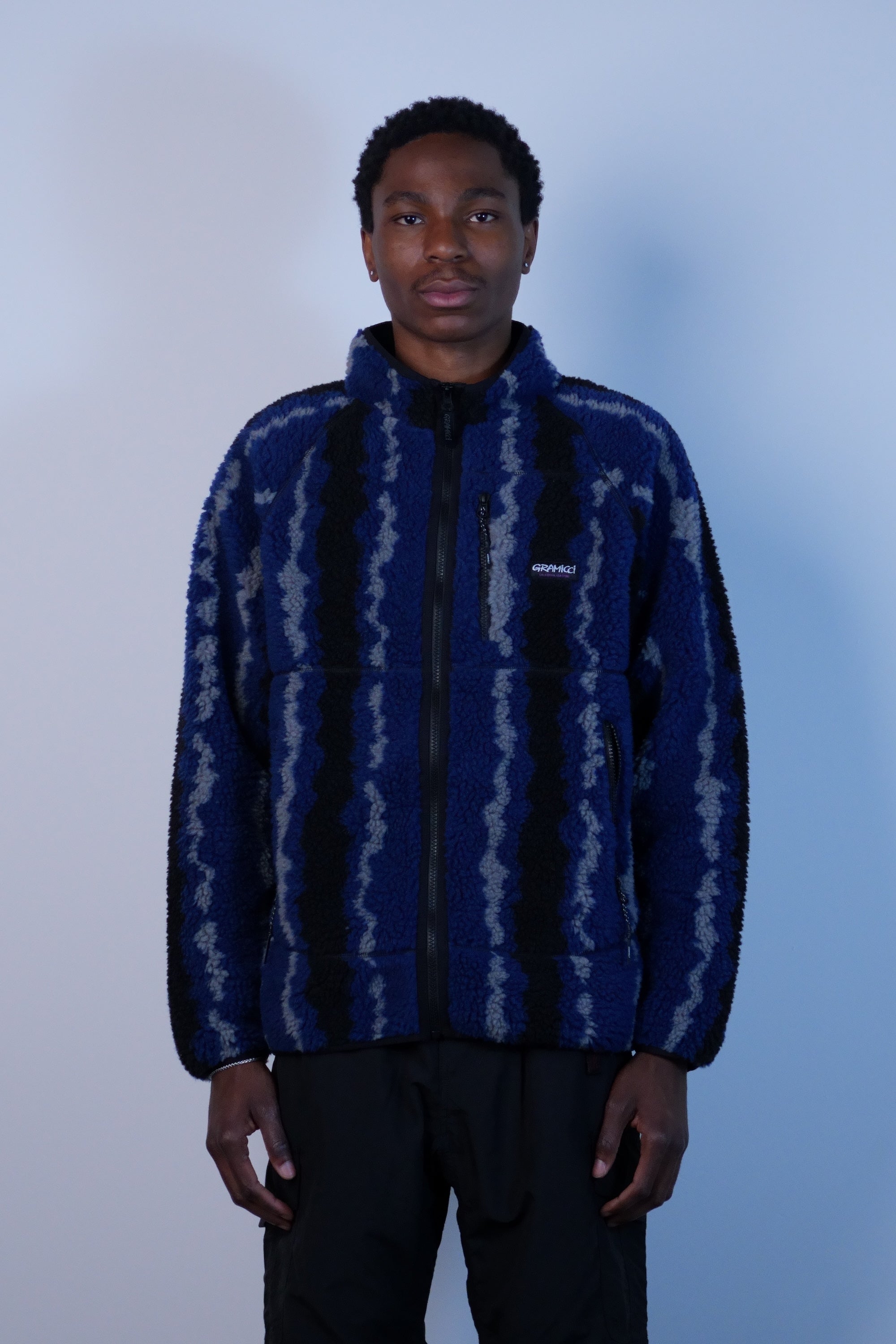 Ripple Sherpa Jacket Navy