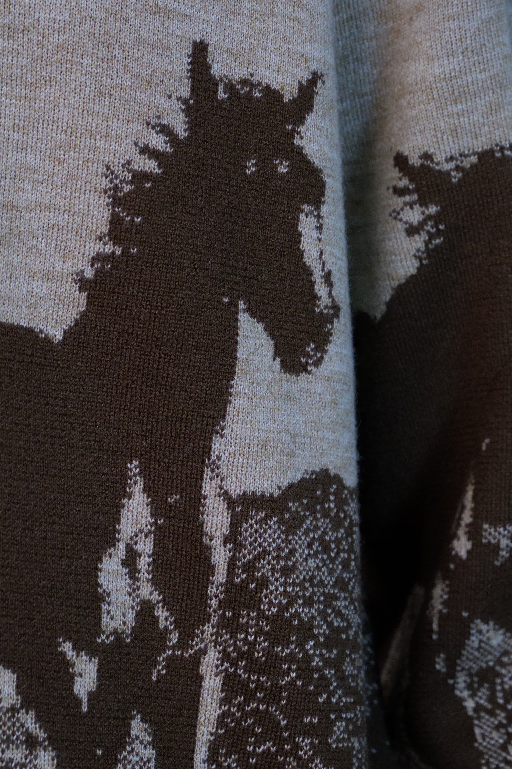 Spirit Of The Planes Knit Sweater Brown