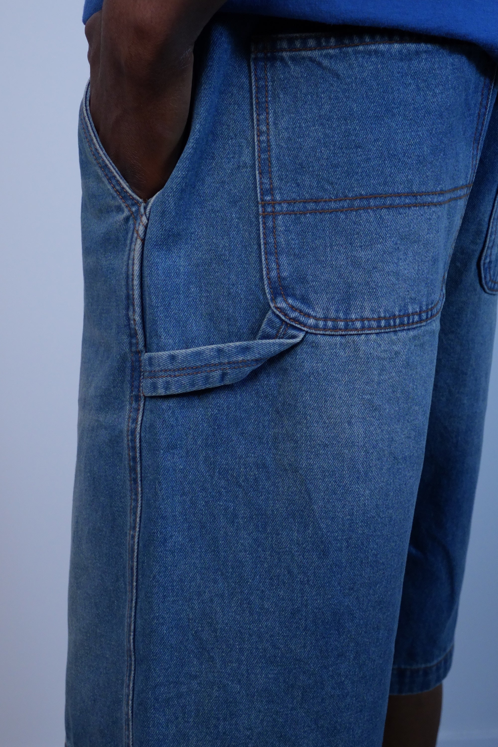 Denim Painter Shorts Indigo