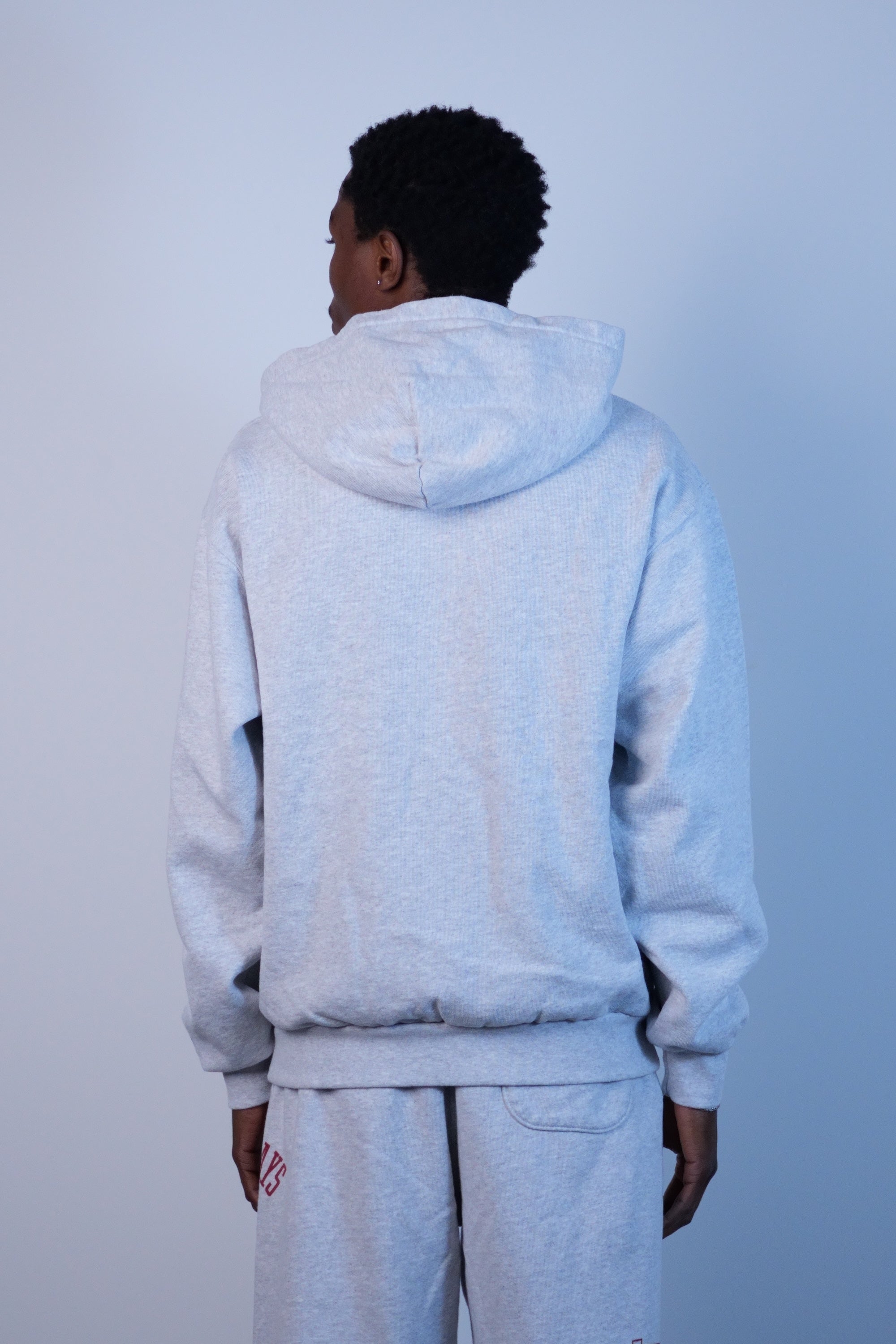 Mustang Athletics Pullover Hoodie Heather Grey