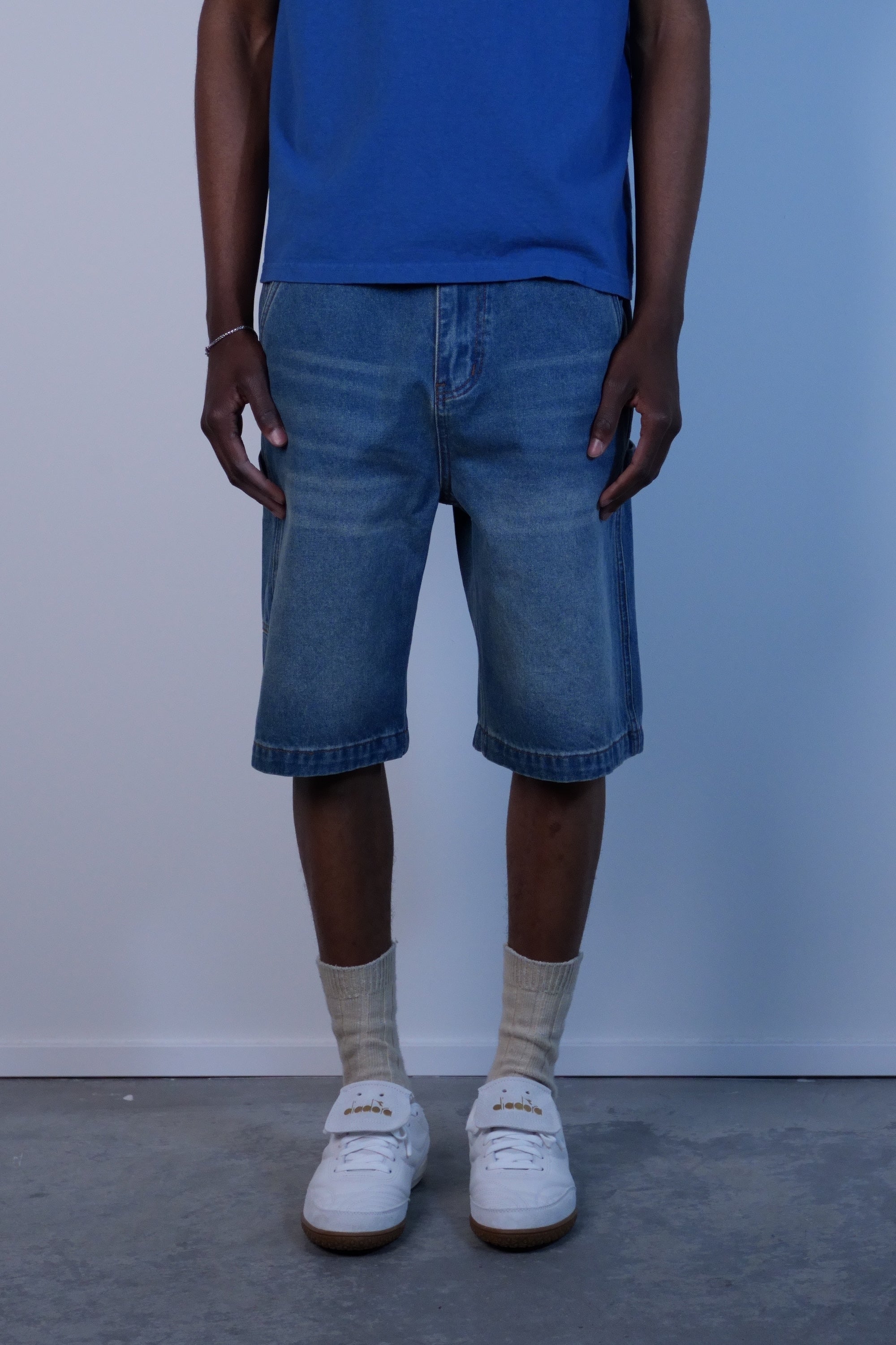 Denim Painter Shorts Indigo