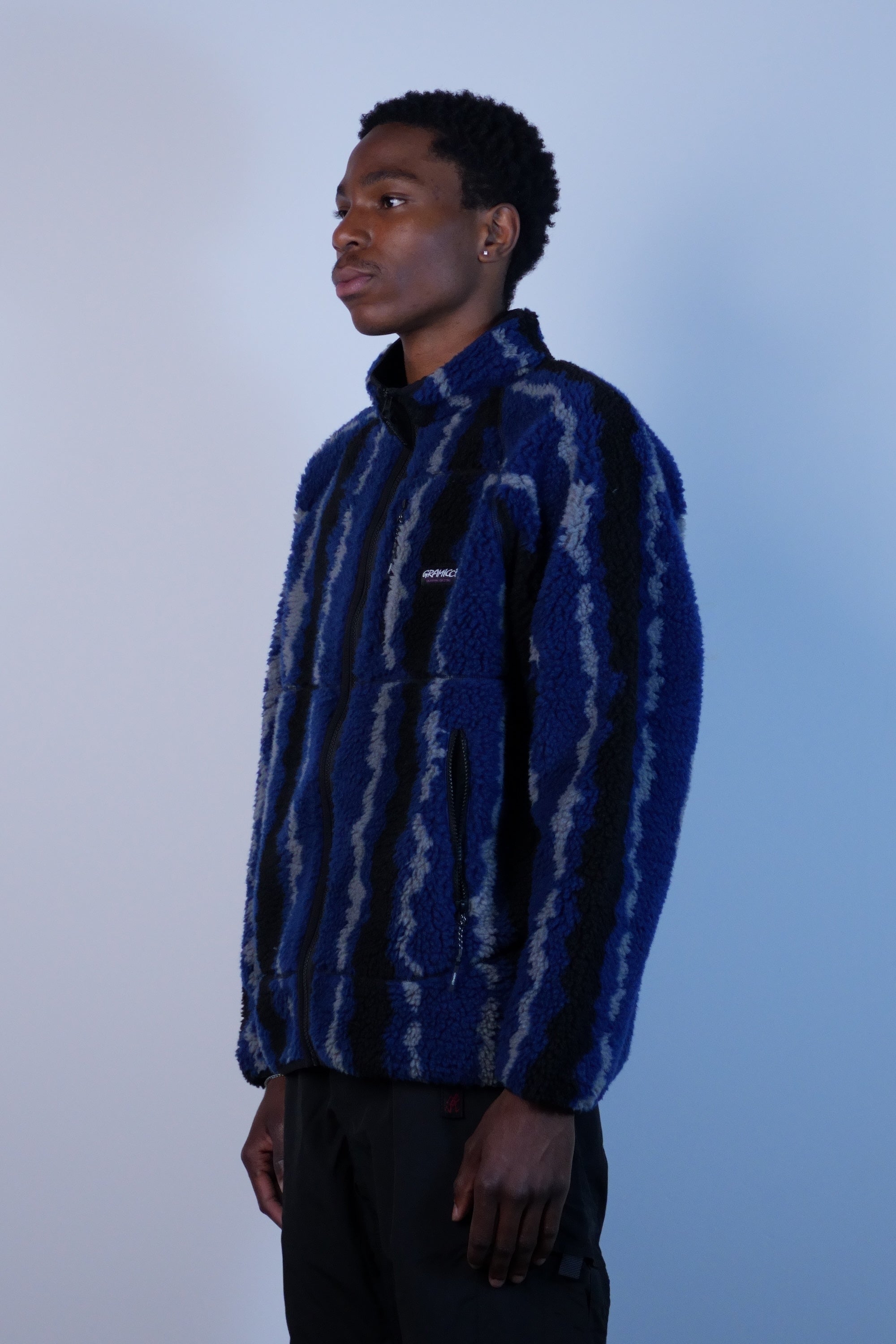Ripple Sherpa Jacket Navy