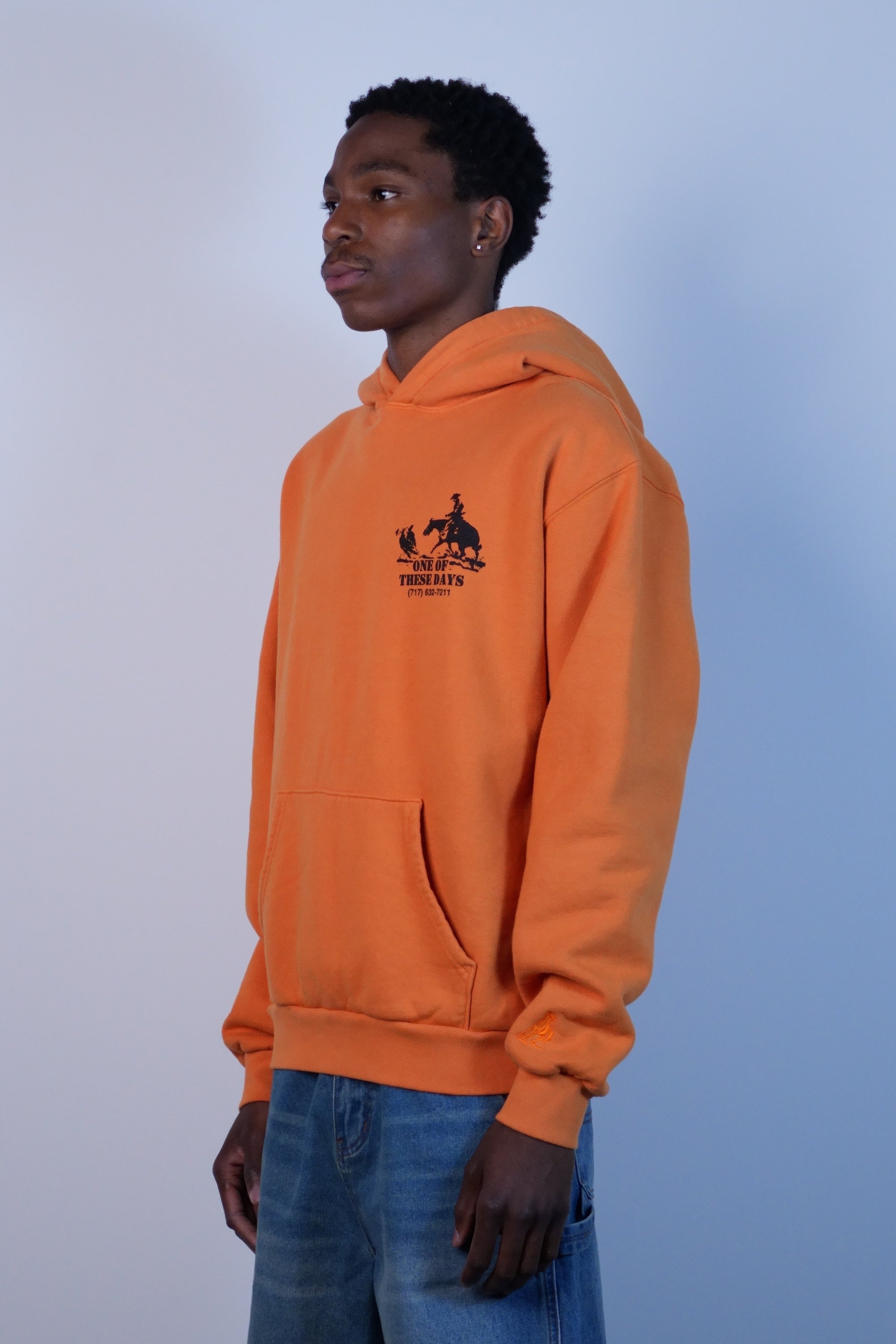 Round Up Pullover Hoodie Orange