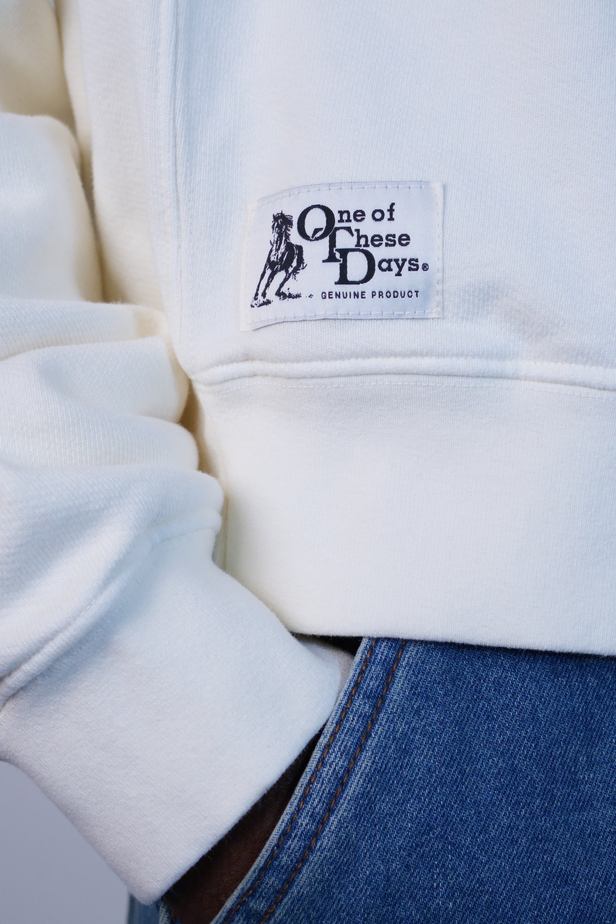 Lasso Sport Quarter Zip Bone