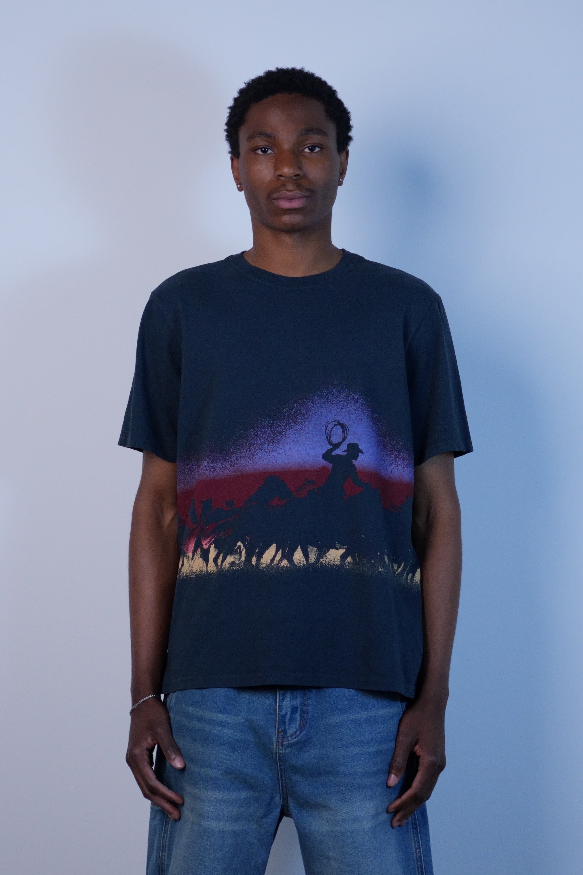 Driftin' Back T-Shirt Hard Washed Black