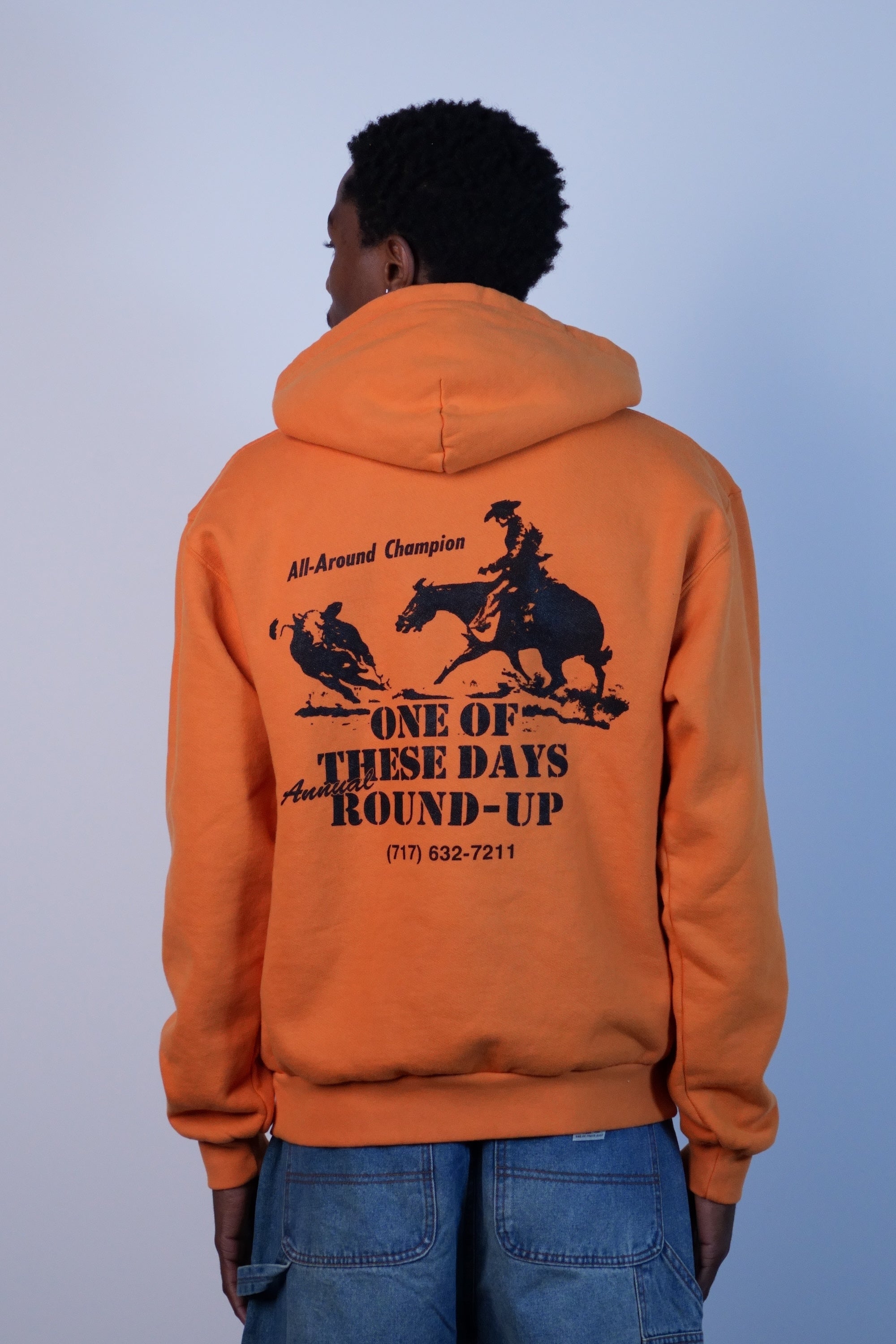 Round Up Pullover Hoodie Orange