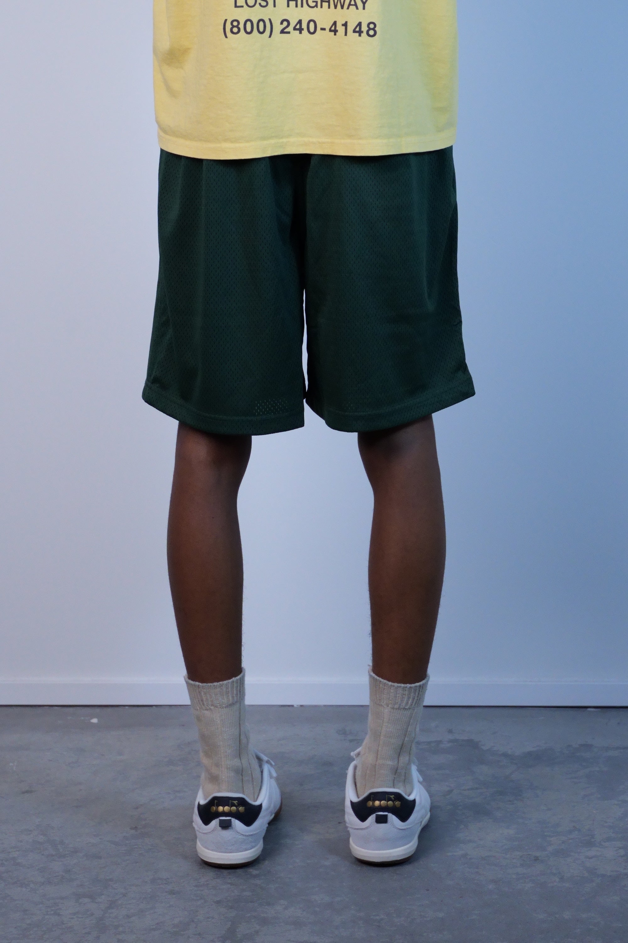 Mustang Athletics Mesh Shorts Forest Green