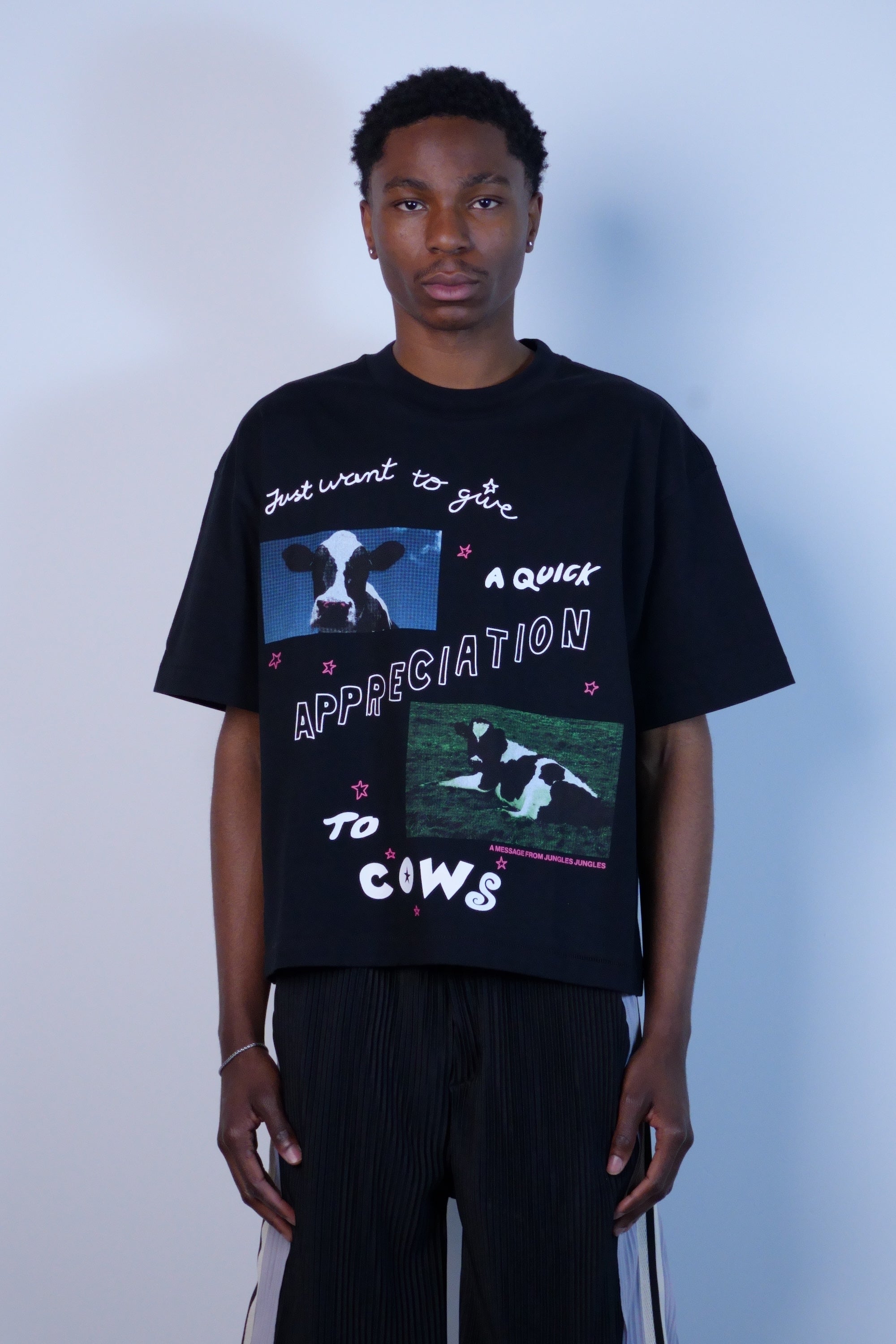 Cow Appreciation Tee Black