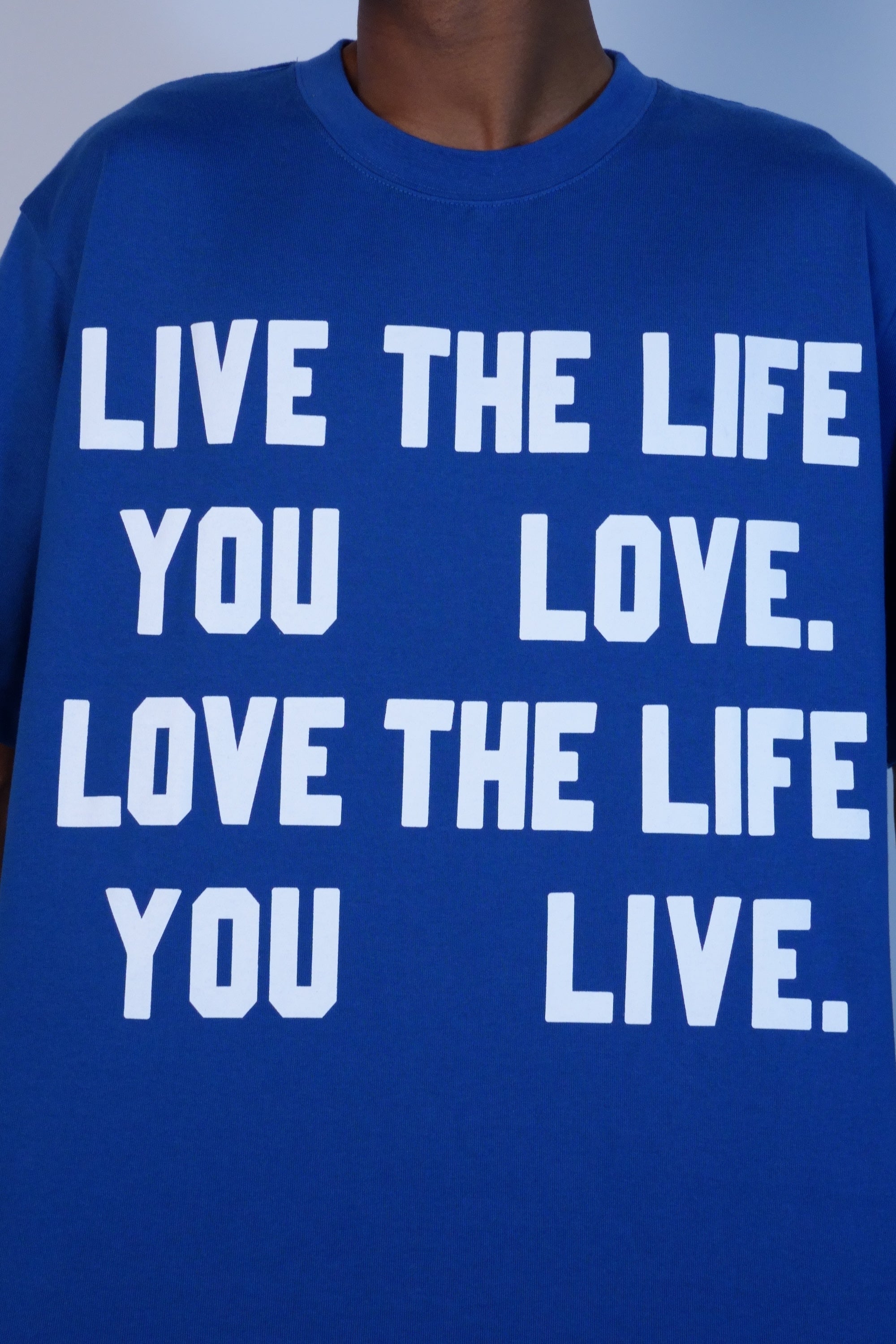 Printed T-Shirt Blue