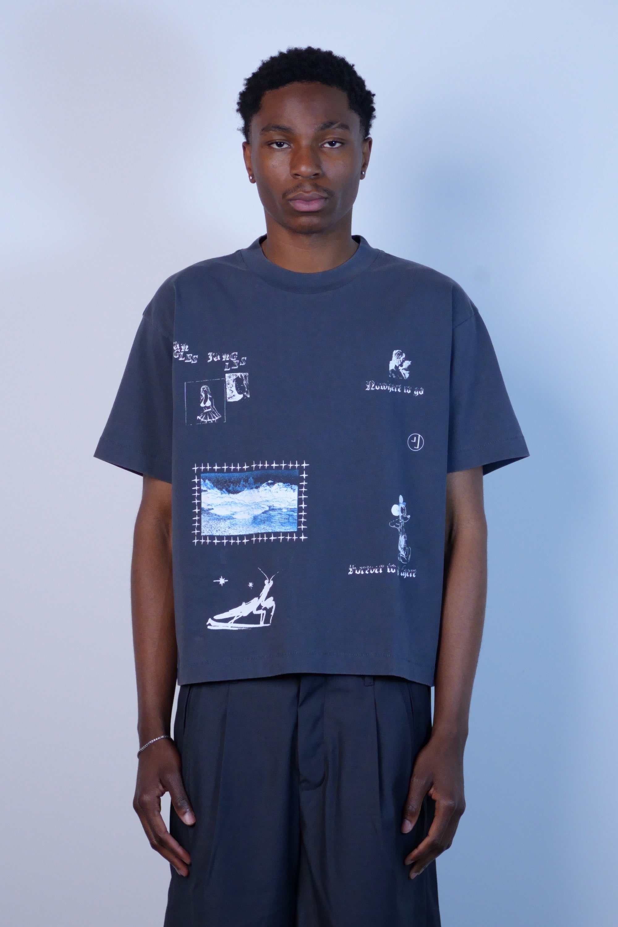 No Where To Go Tee Blue