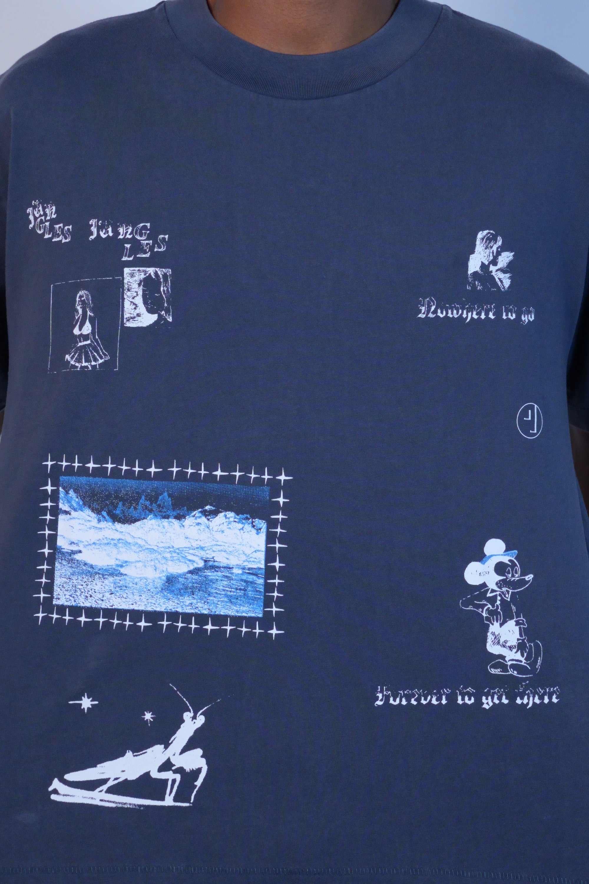 No Where To Go Tee Blue