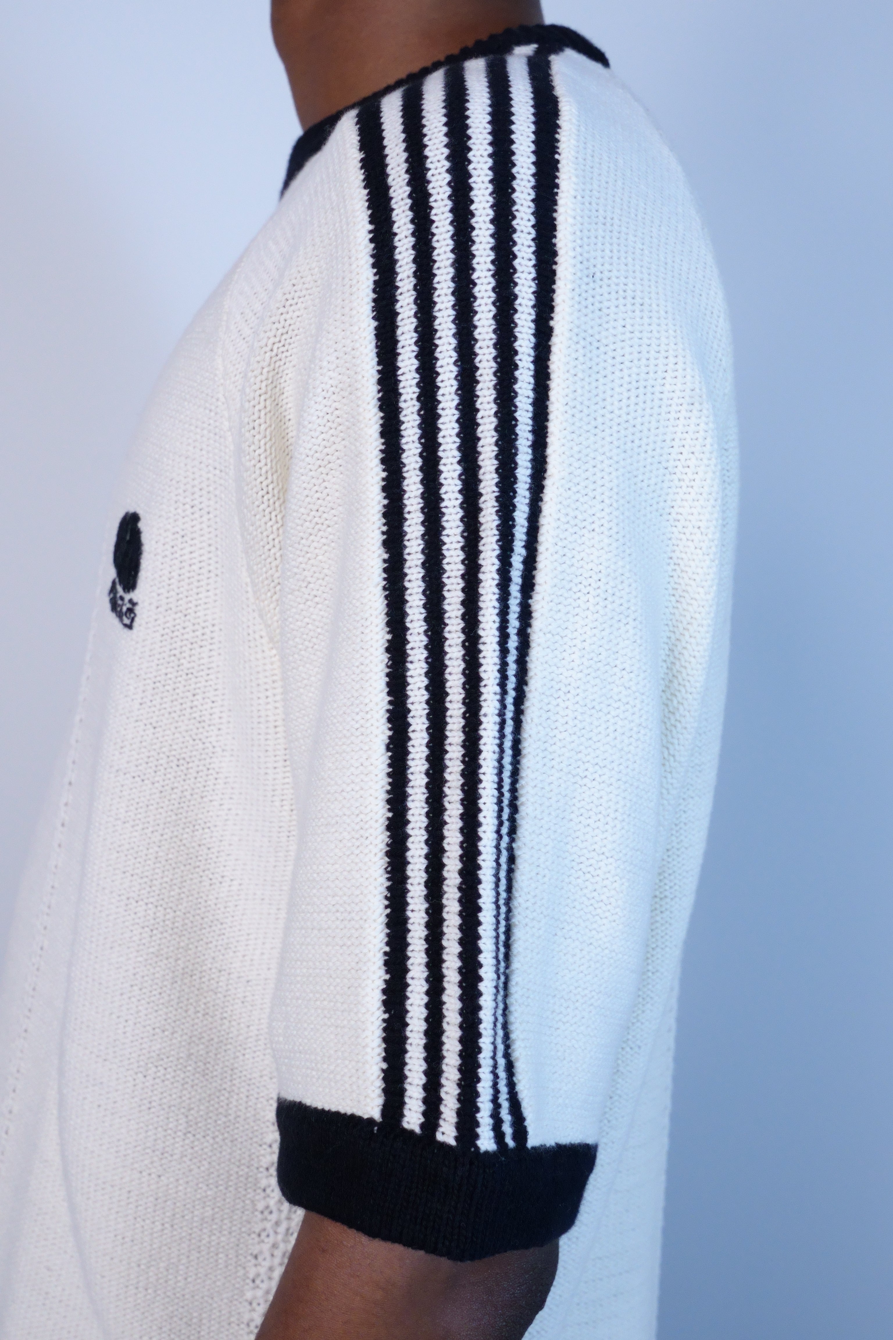 Knitted Training T-Shirt Off White