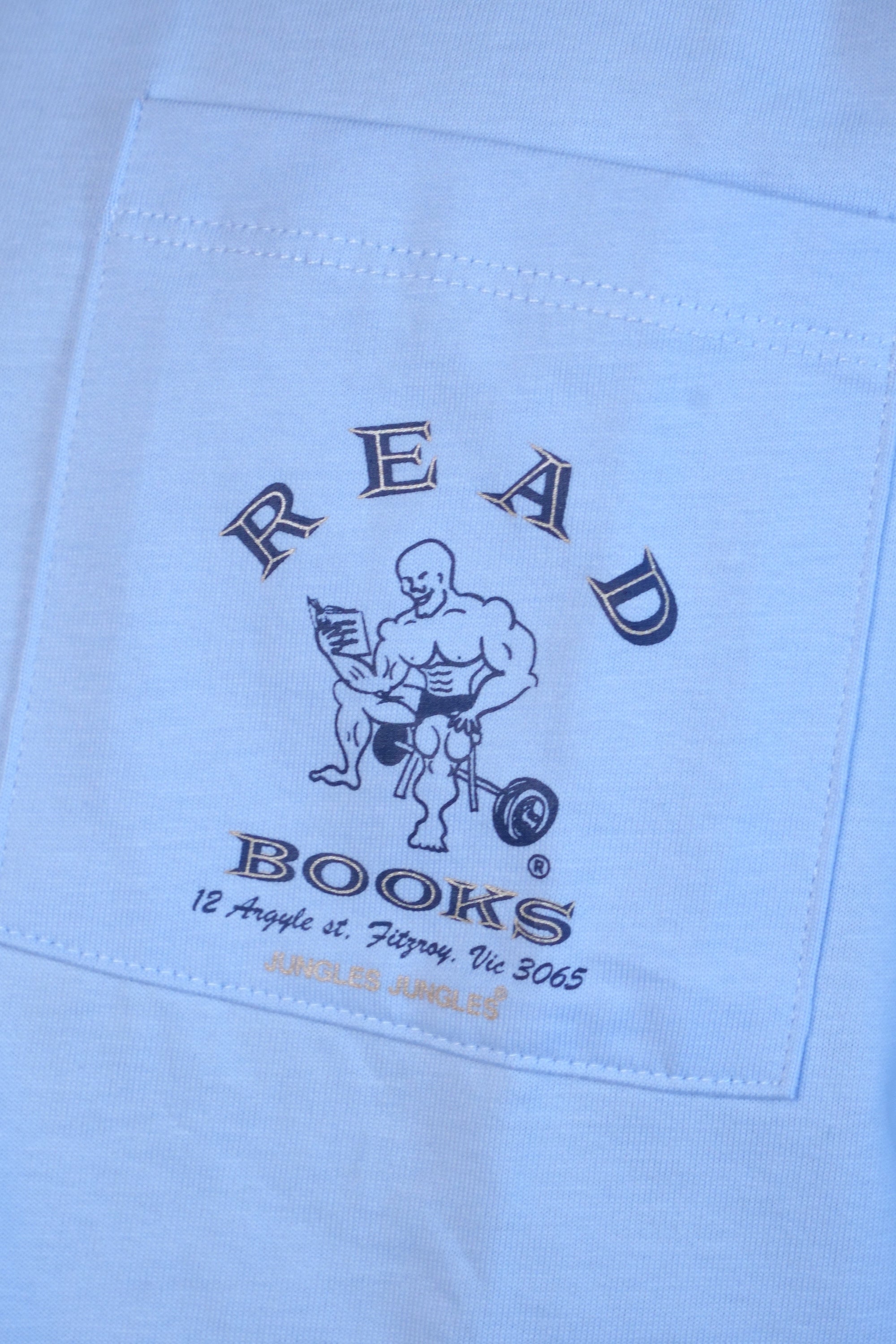 Read More Books Ringer Tee Blue