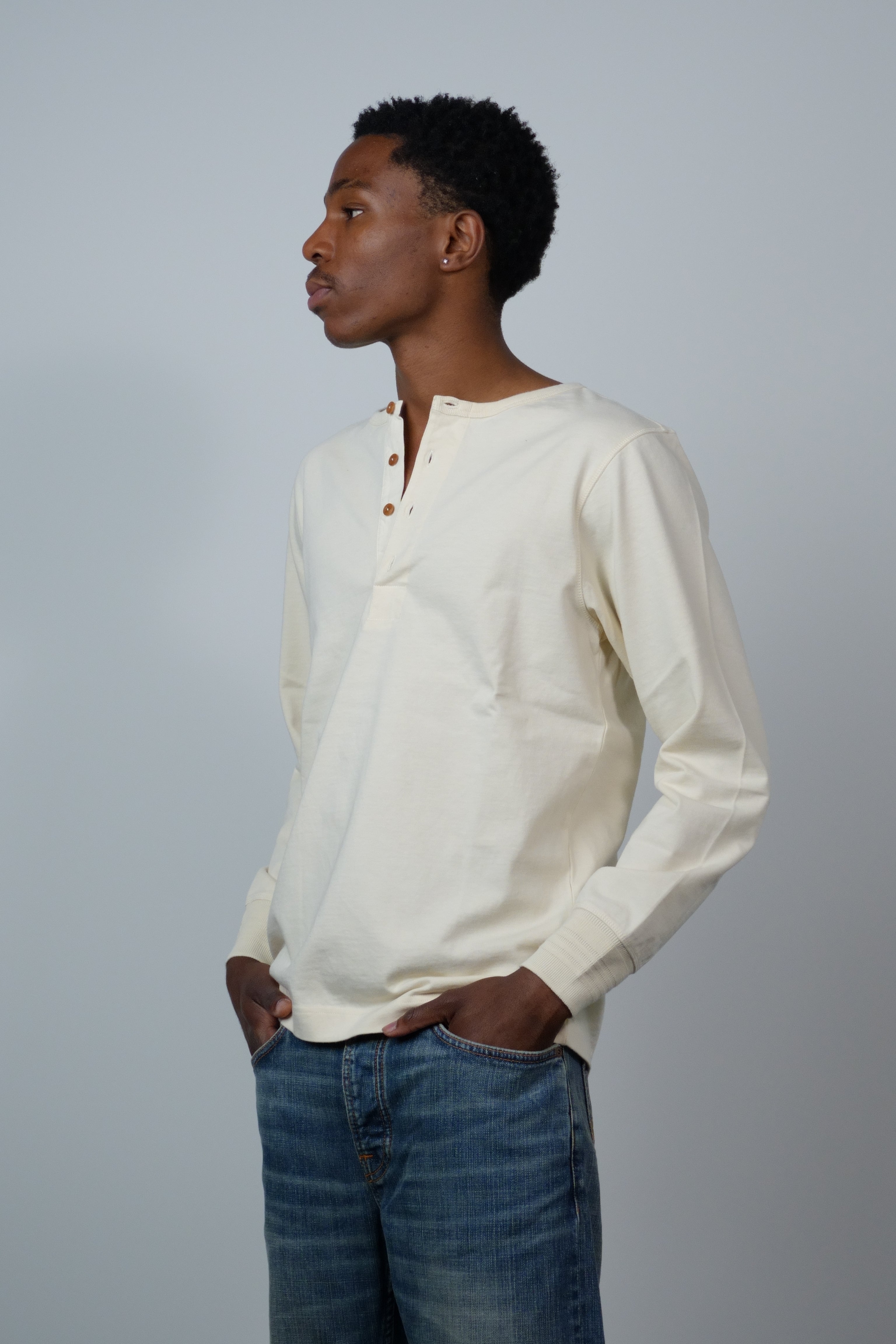 LS Henley Ecru