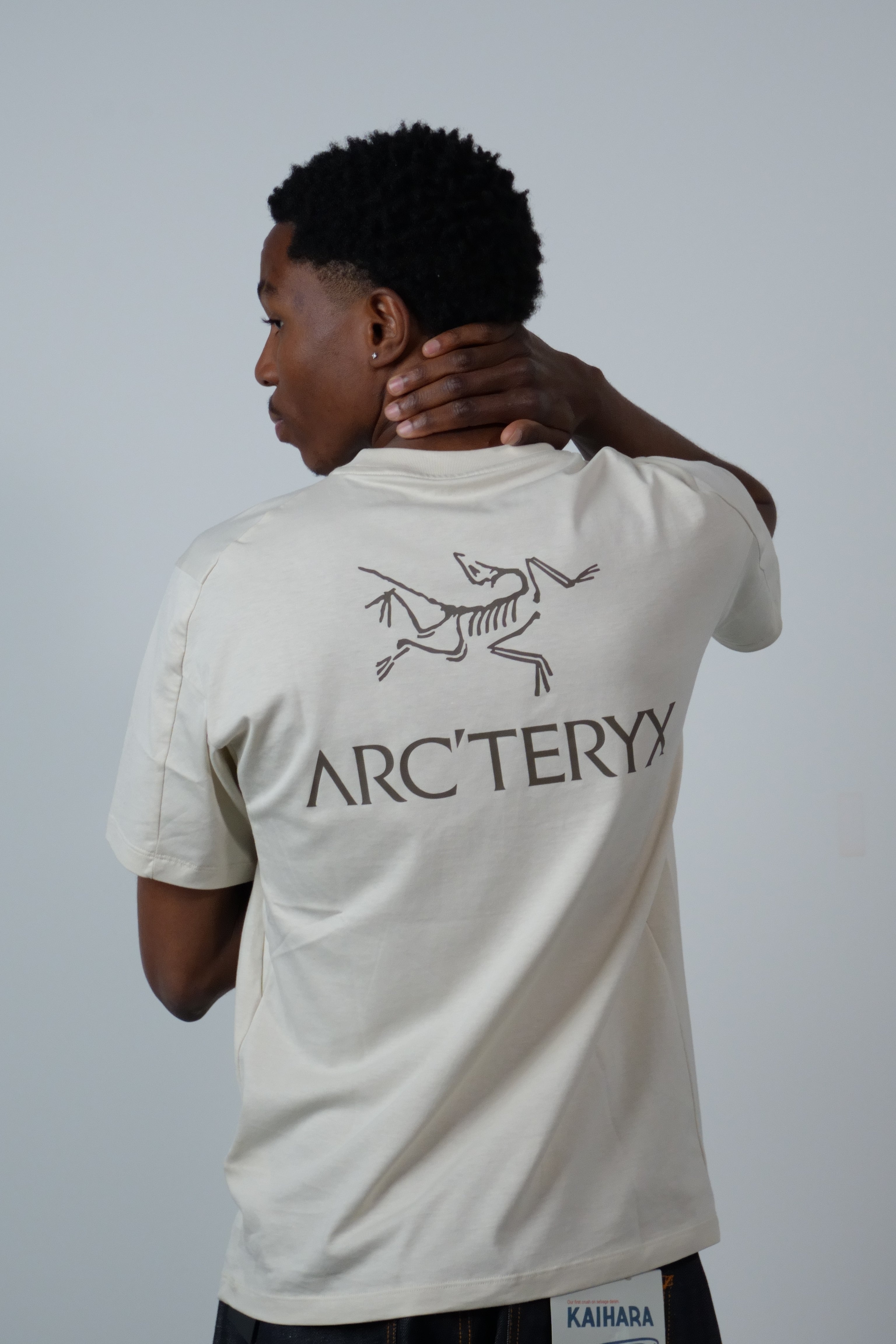 Kragg SL Cotton Bird Word SS Mongoose / Sea Salt