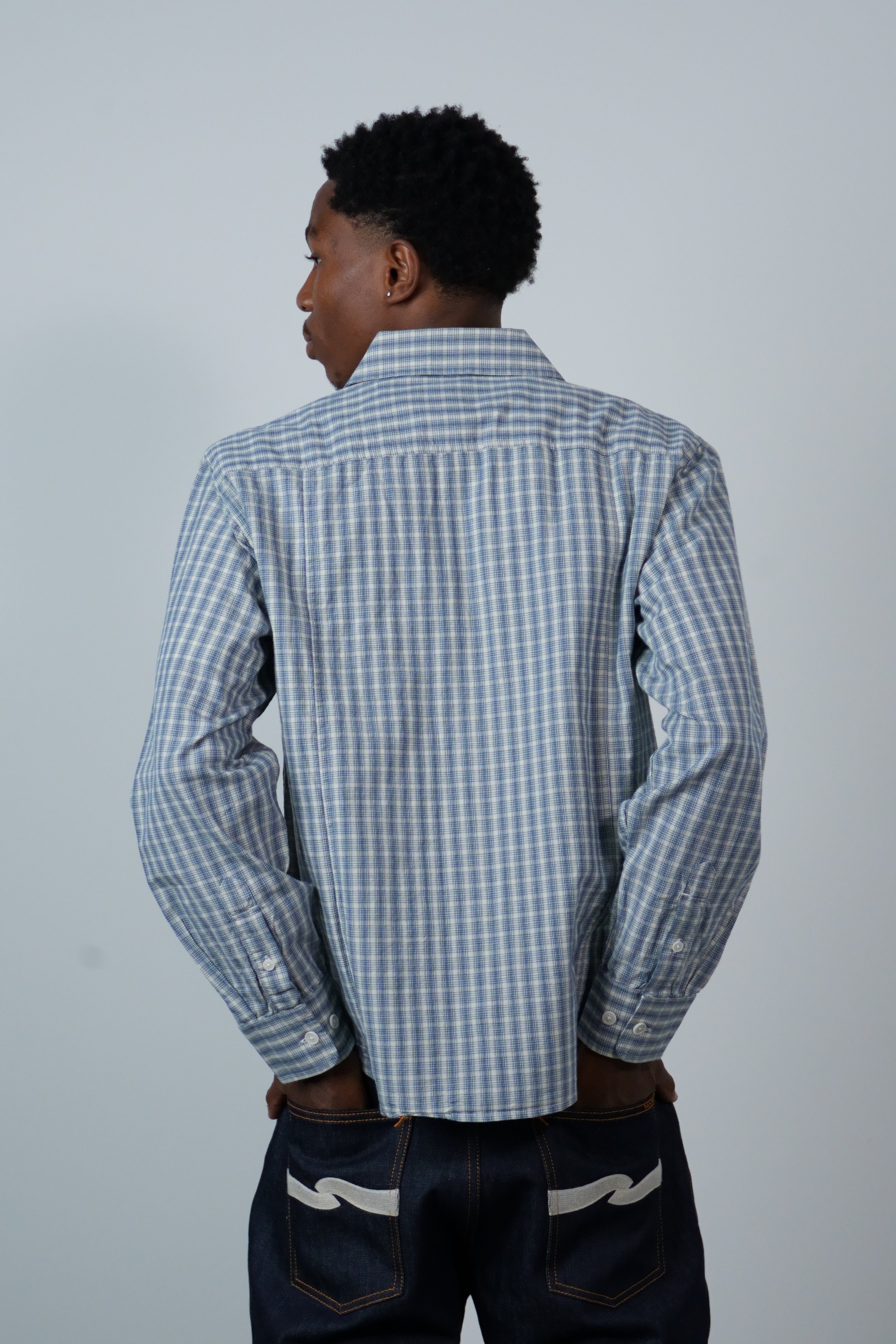 Americana Check LS Blue