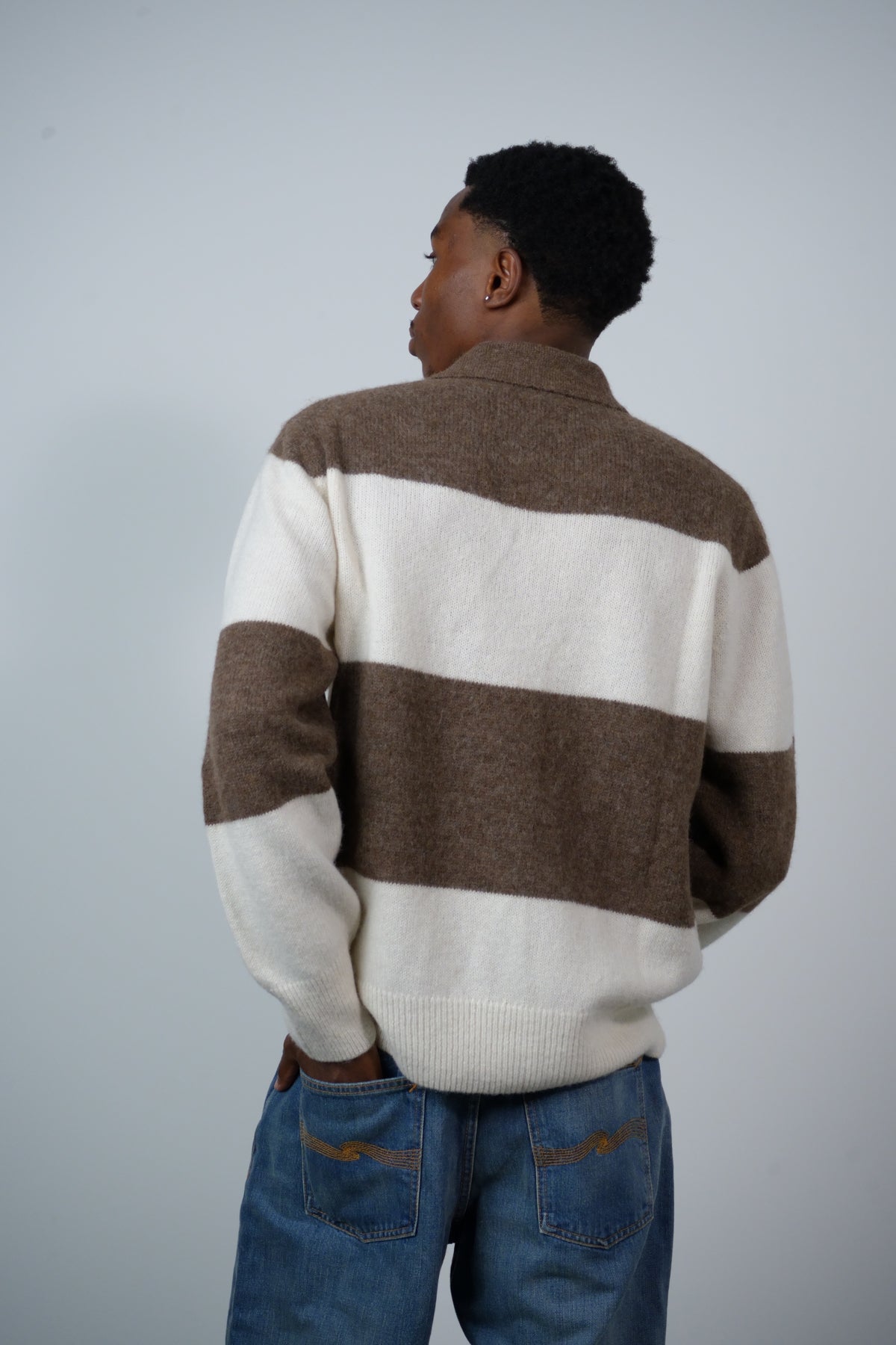 Brushed Knit Rugby Natural