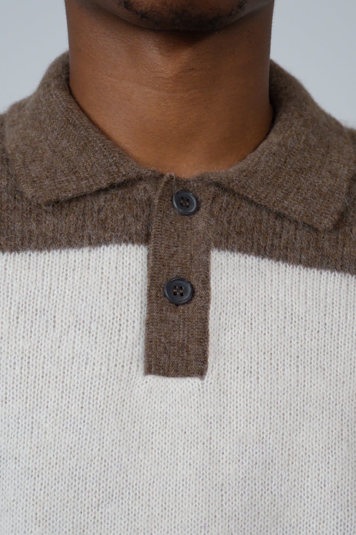 Brushed Knit Rugby Natural